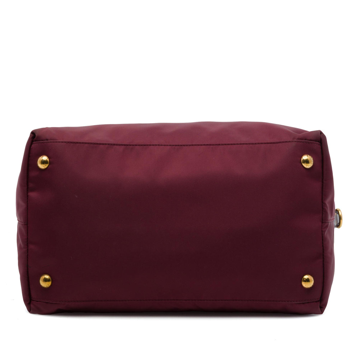 Prada Saffiano Trimmed Tessuto Satchel