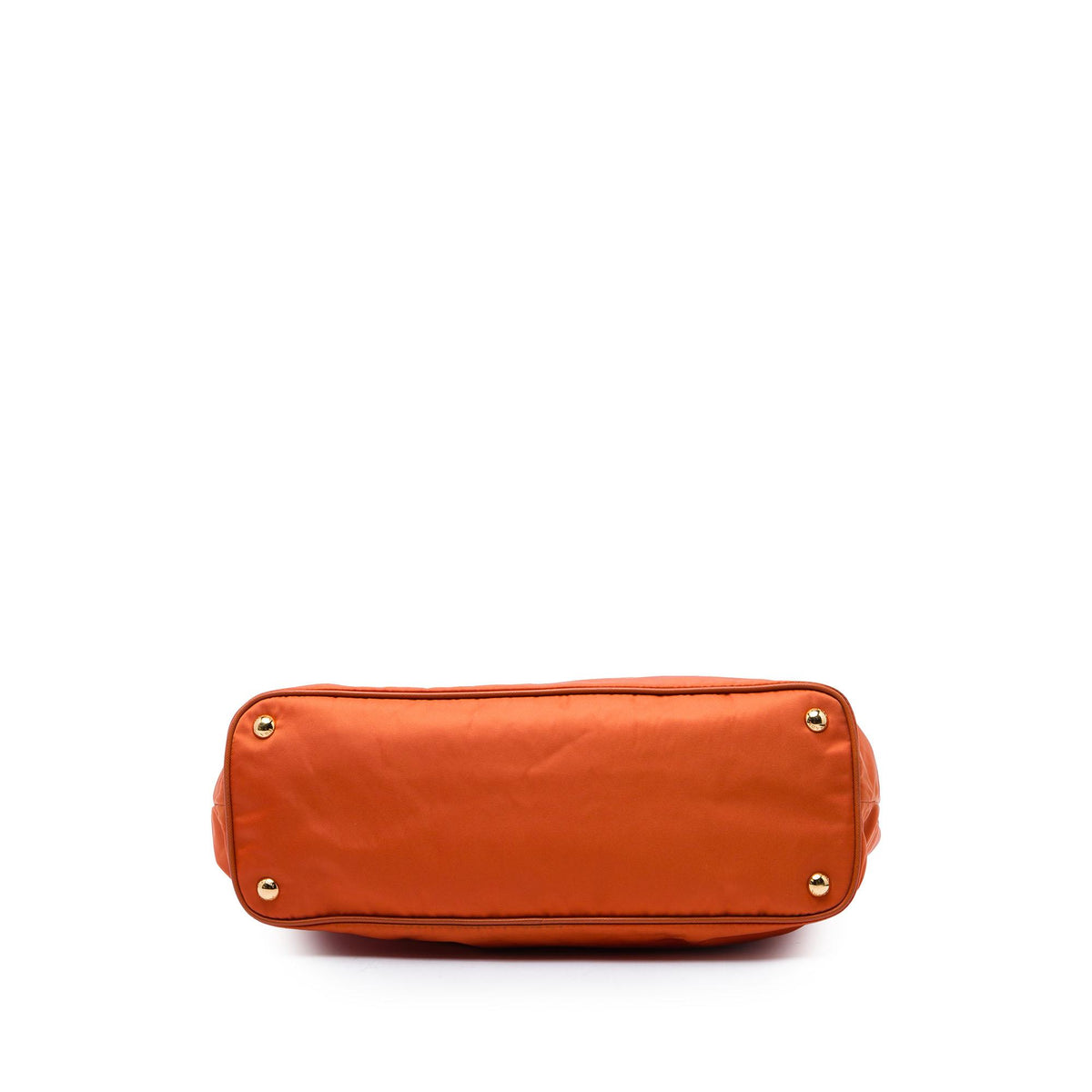 Prada Saffiano Trimmed Tessuto Tote