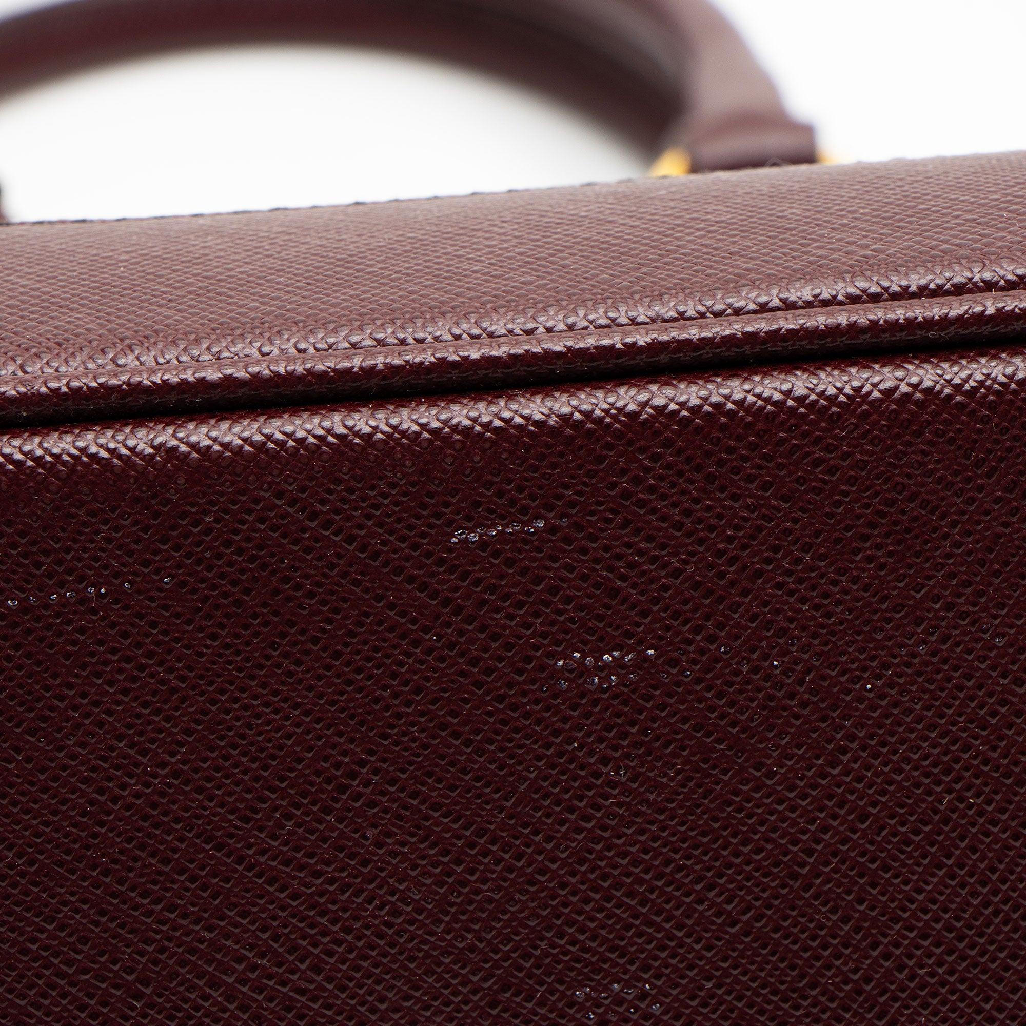 Prada Saffiano Vernice Lux Promenade Satchel
