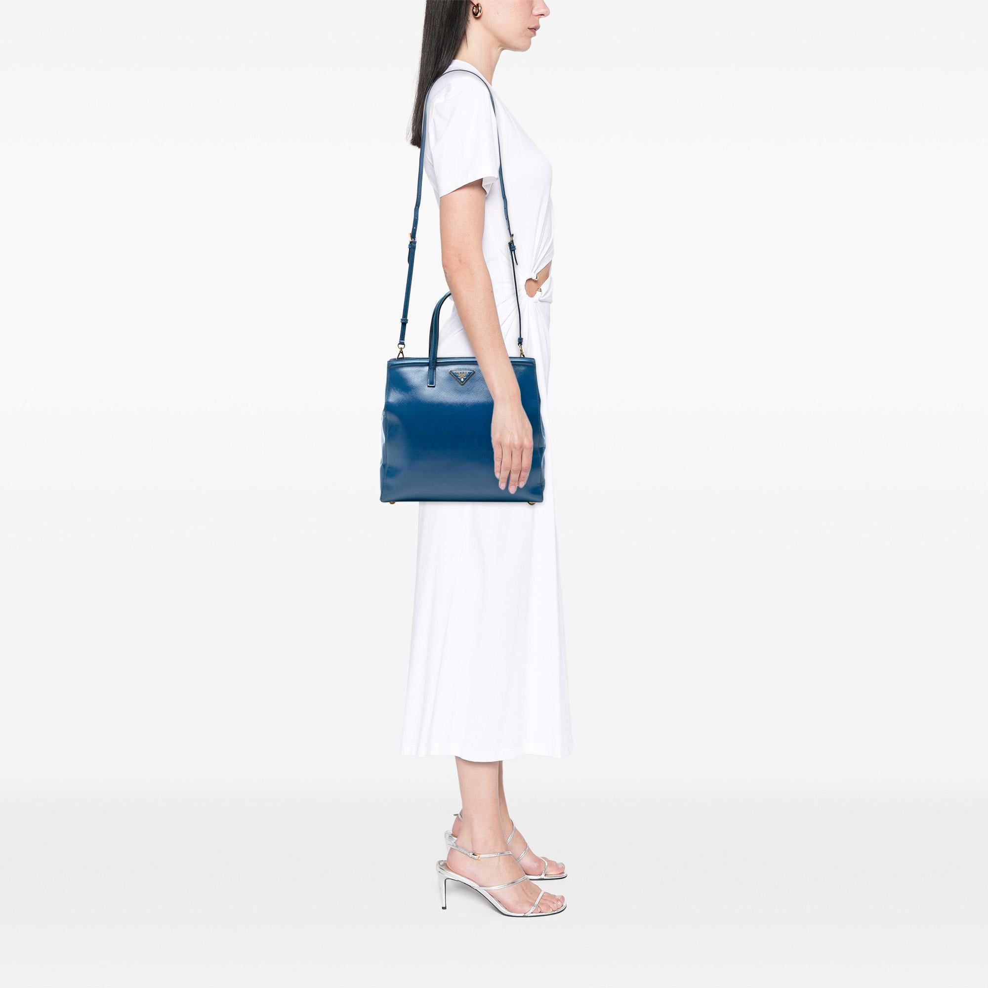 Prada Saffiano Vernice Satchel