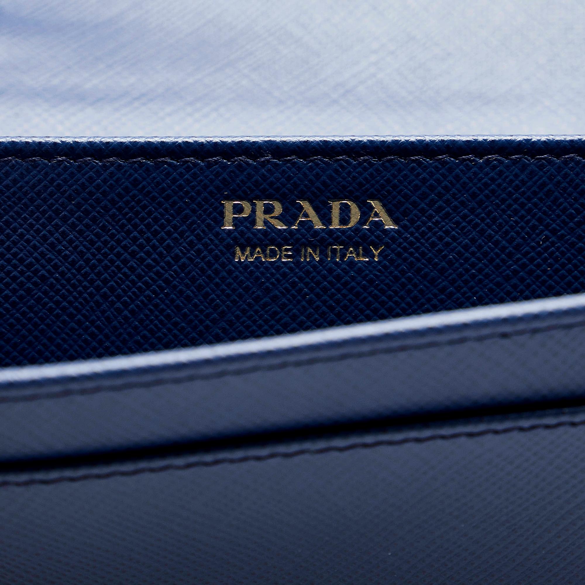 Prada Saffiano Wallet On Chain (SHG-AyBTrt)