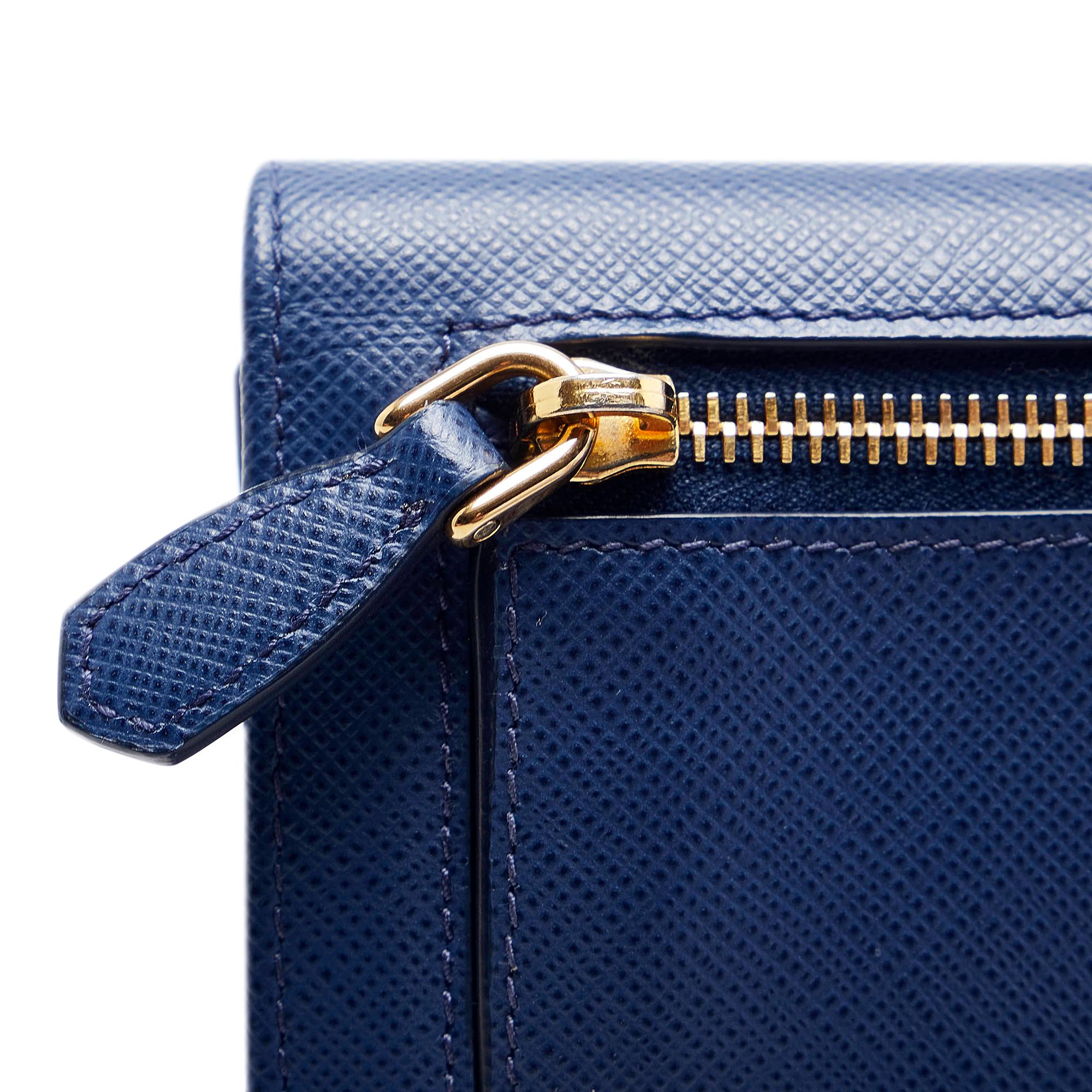 Prada Saffiano Wallet On Chain (SHG-AyBTrt)