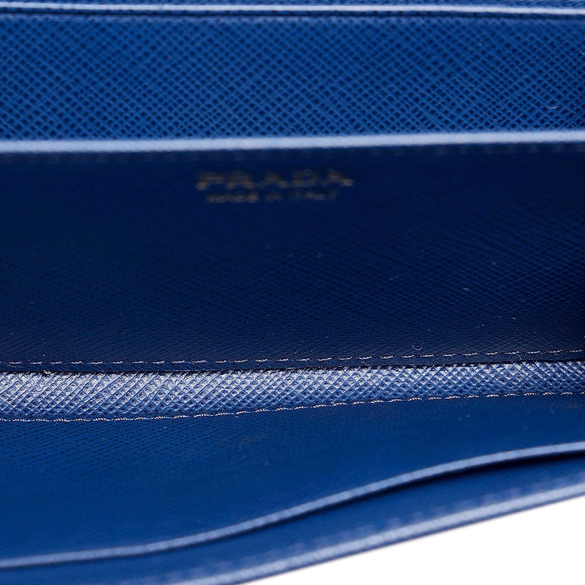 Prada Saffiano Wallet On Chain (SHG-AyBTrt)