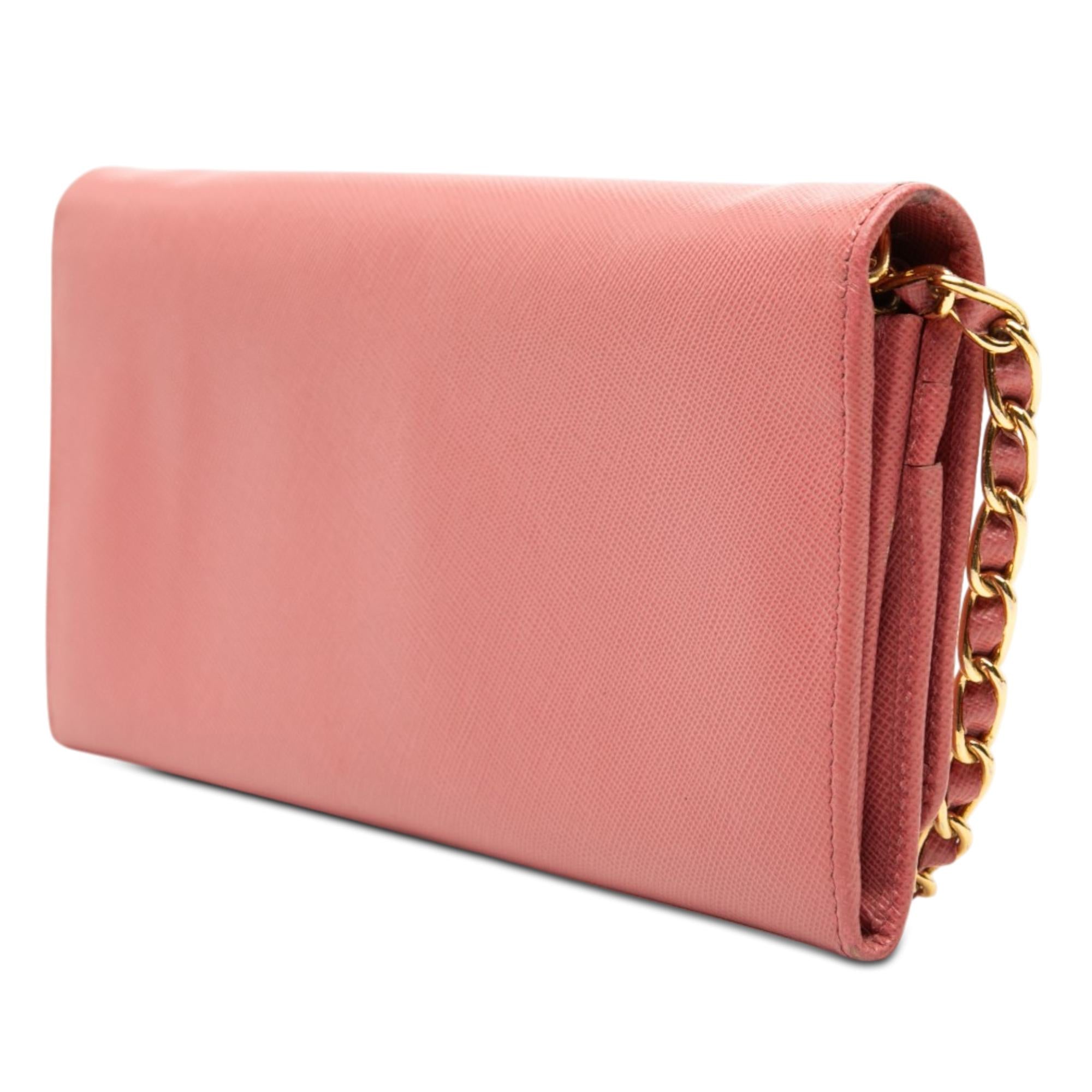 Prada Saffiano Wallet On Chain