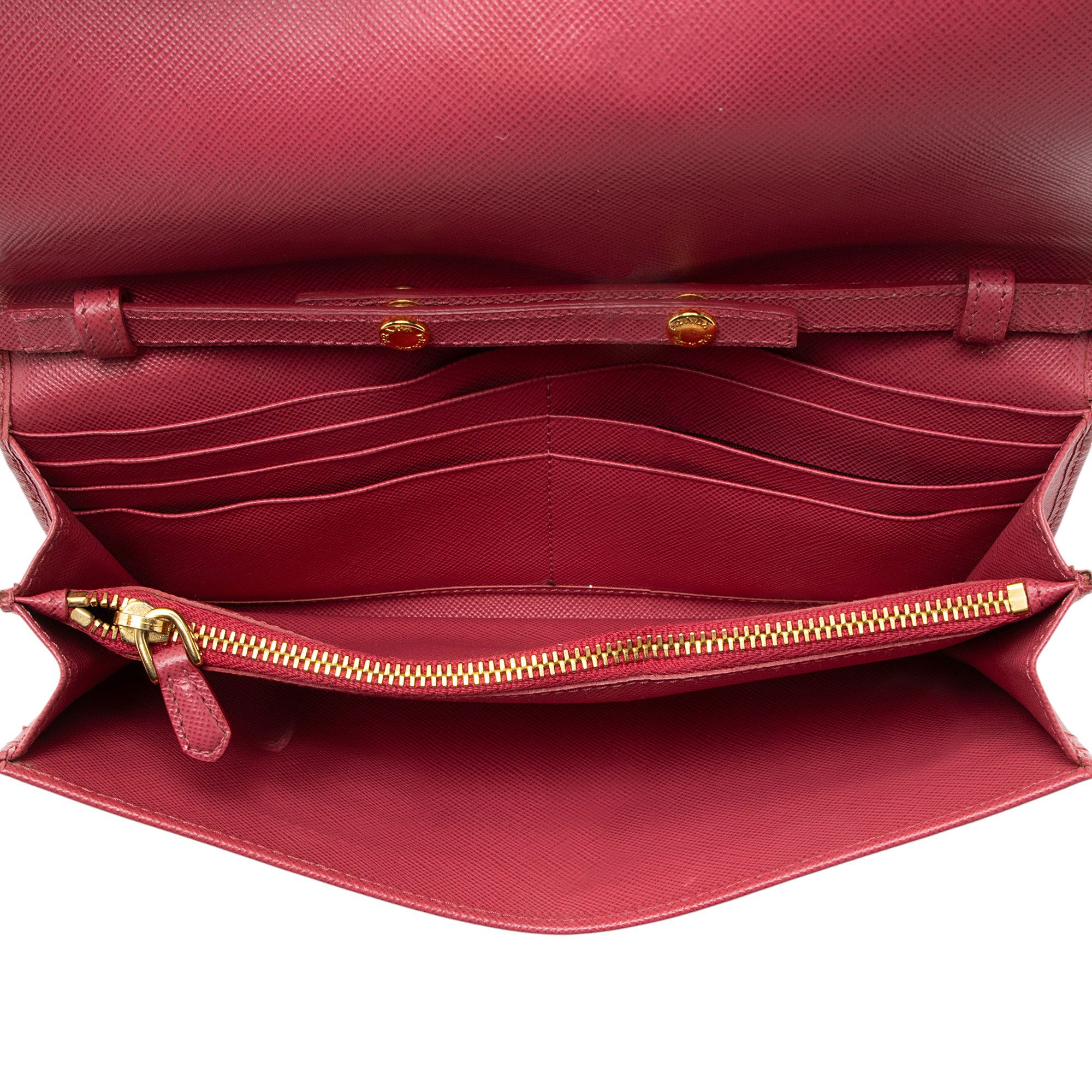 Prada Saffiano Wallet on Chain