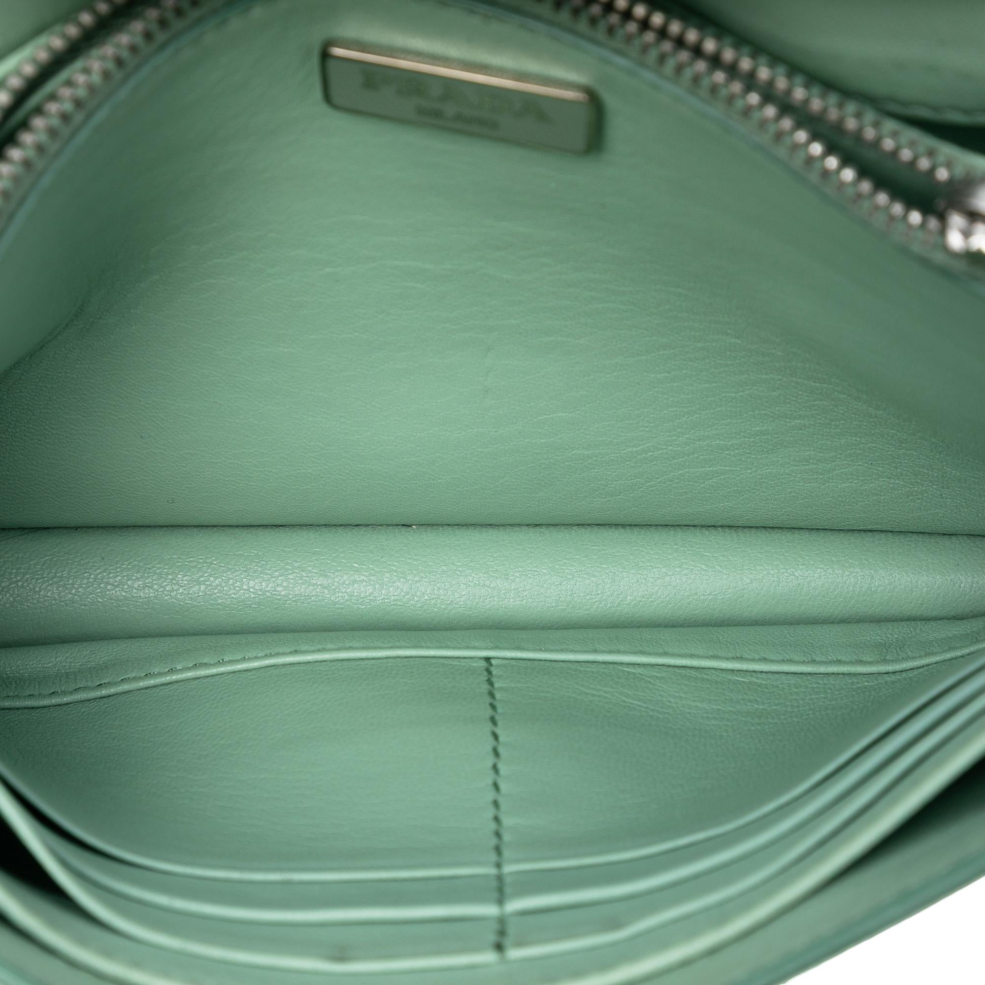 Prada Saffiano Wallet on Strap