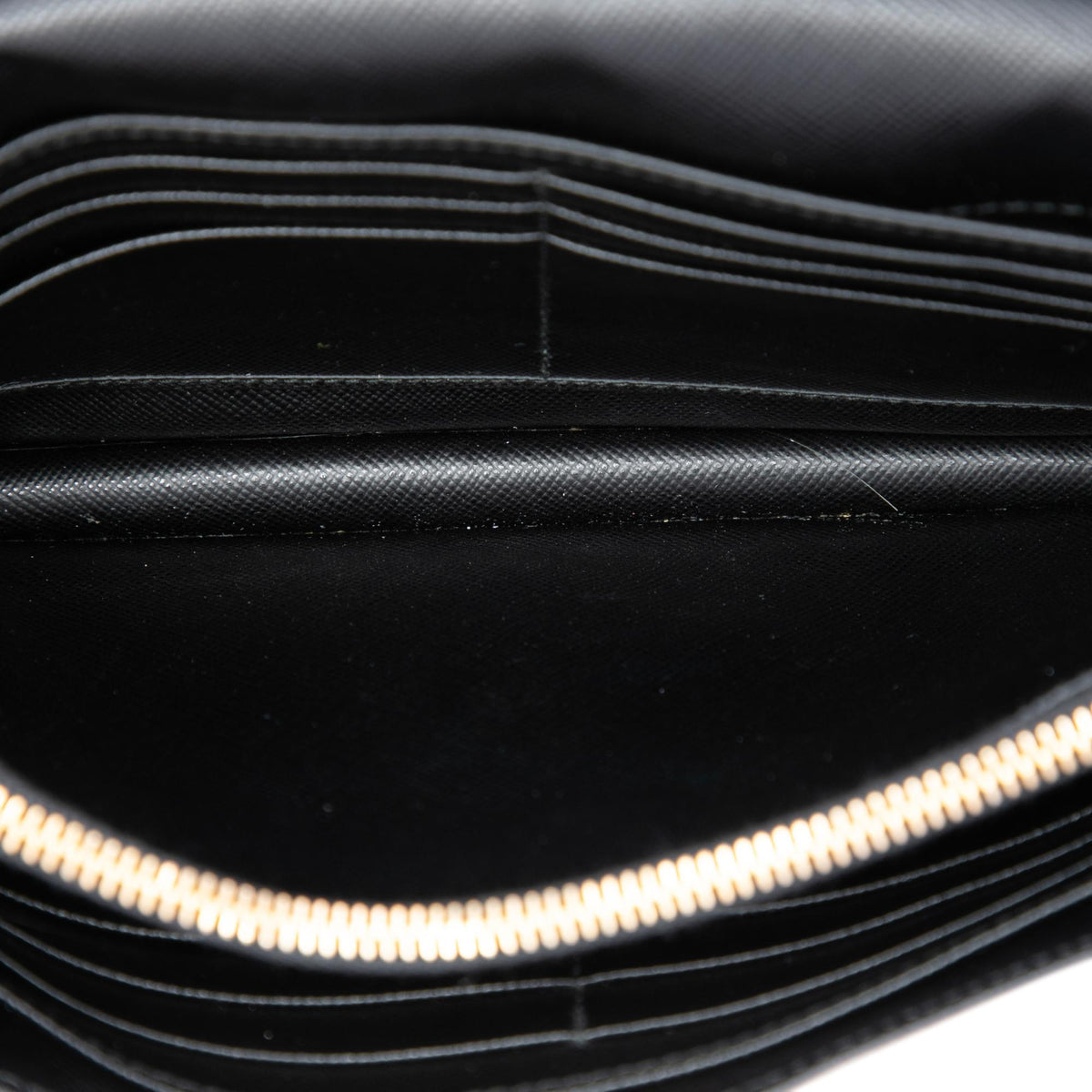 Prada Saffiano Wallet on Strap