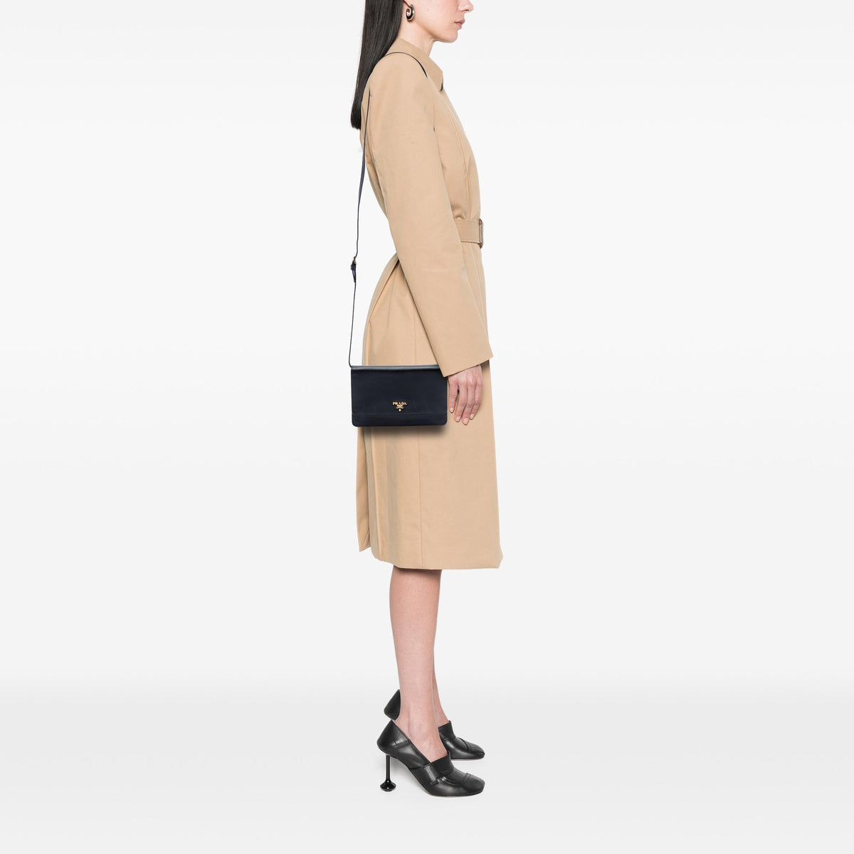 Prada Saffiano Wallet on Strap