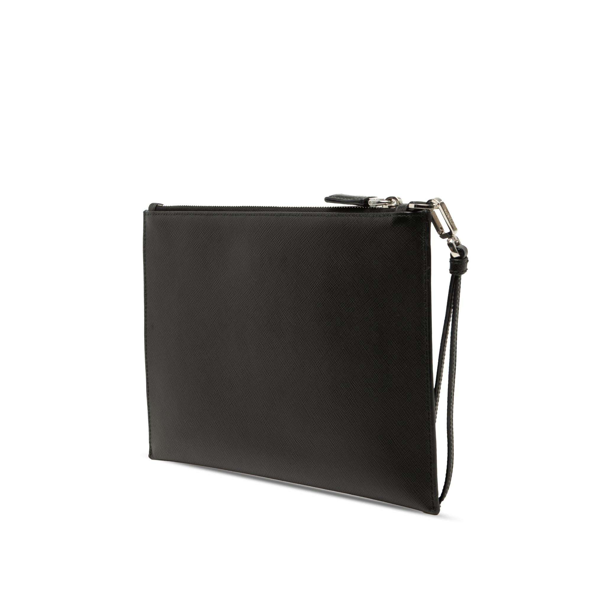 Prada Saffiano Wristlet Clutch