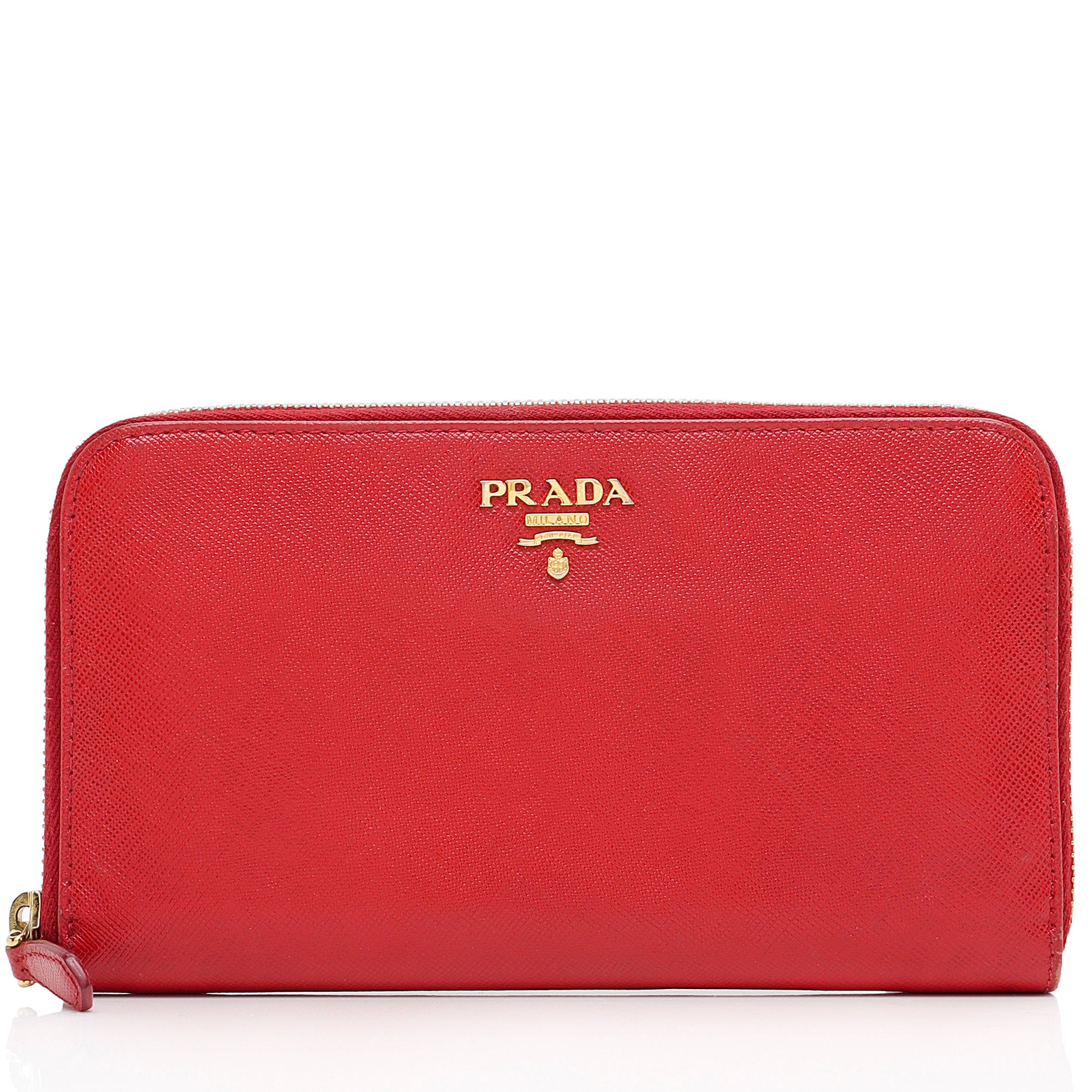 Prada Saffiano Zip Around Wallet (SHF-l6CXal)