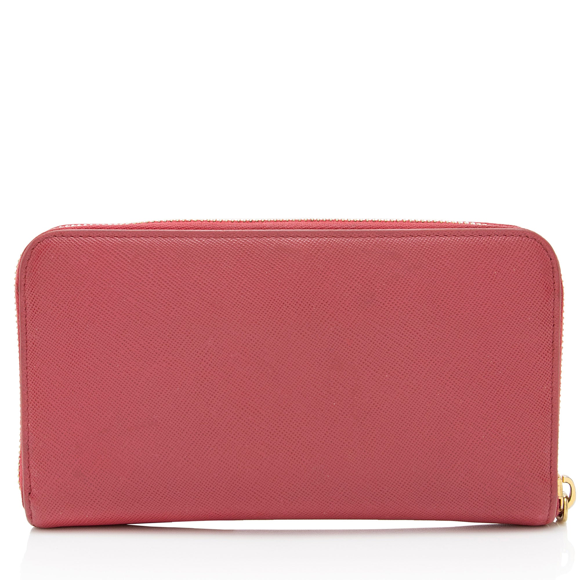 Prada Saffiano Zip Around Wallet (SHF-mZT3Q2)