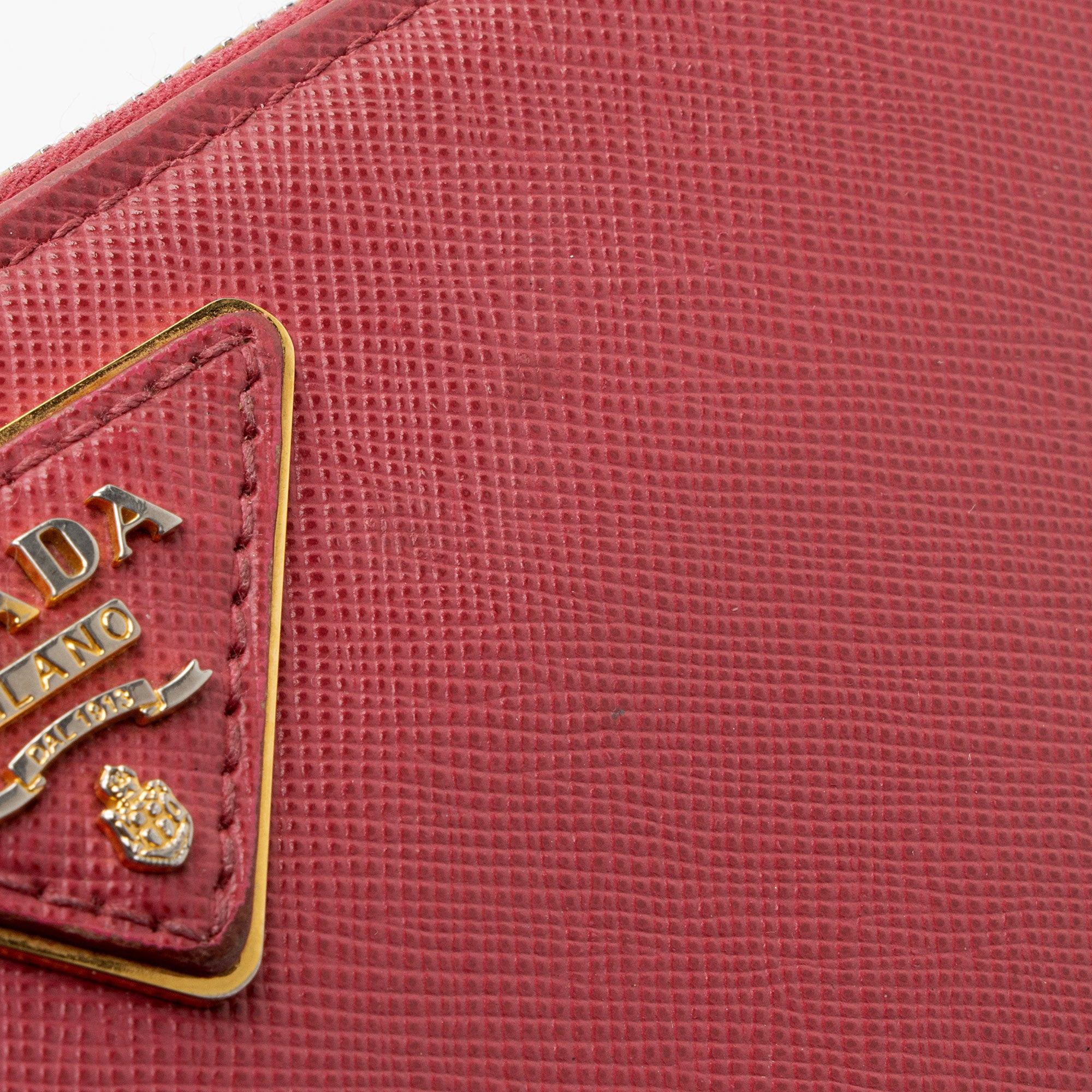 Prada Saffiano Zip Around Wallet (SHF-mZT3Q2)