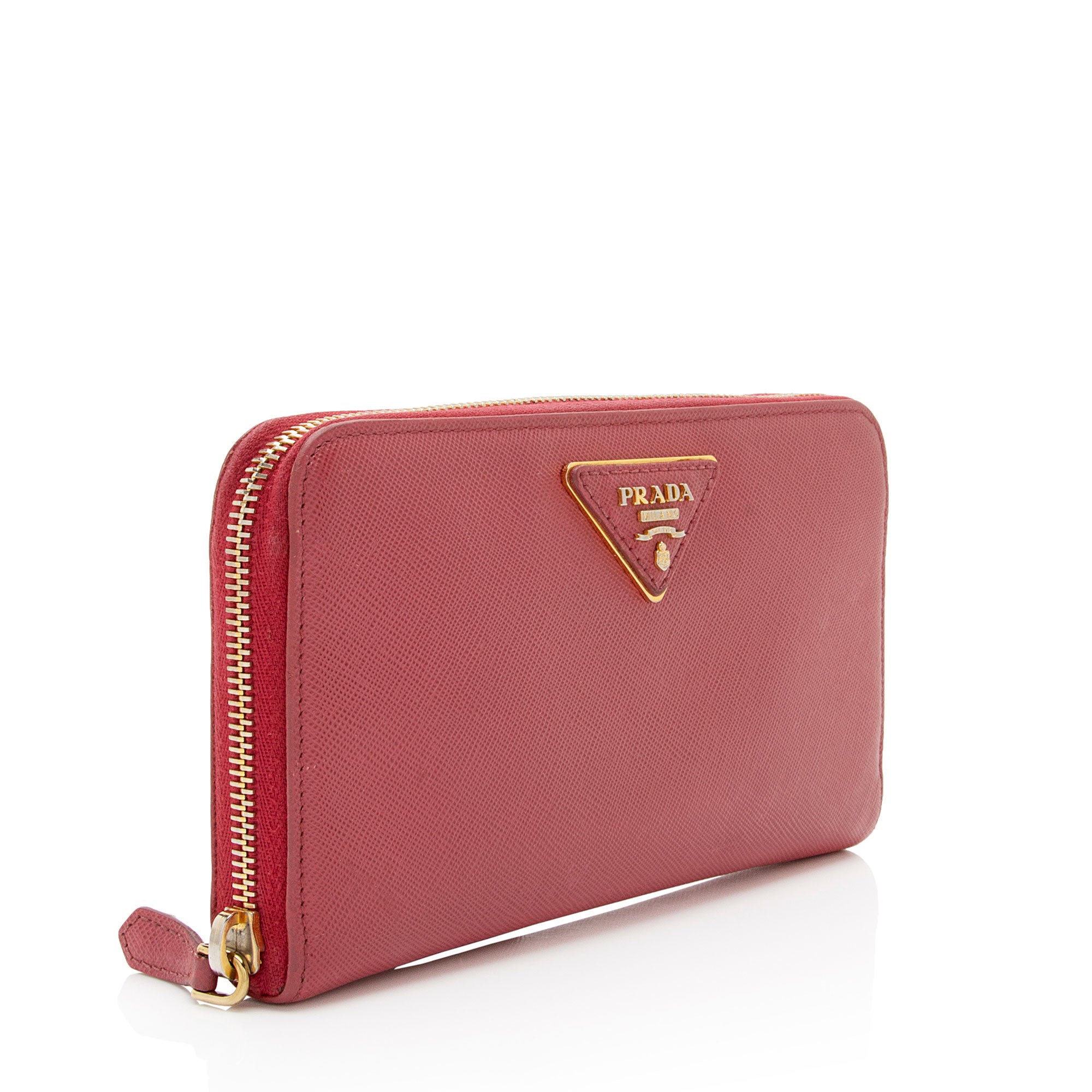 Prada Saffiano Zip Around Wallet (SHF-mZT3Q2)