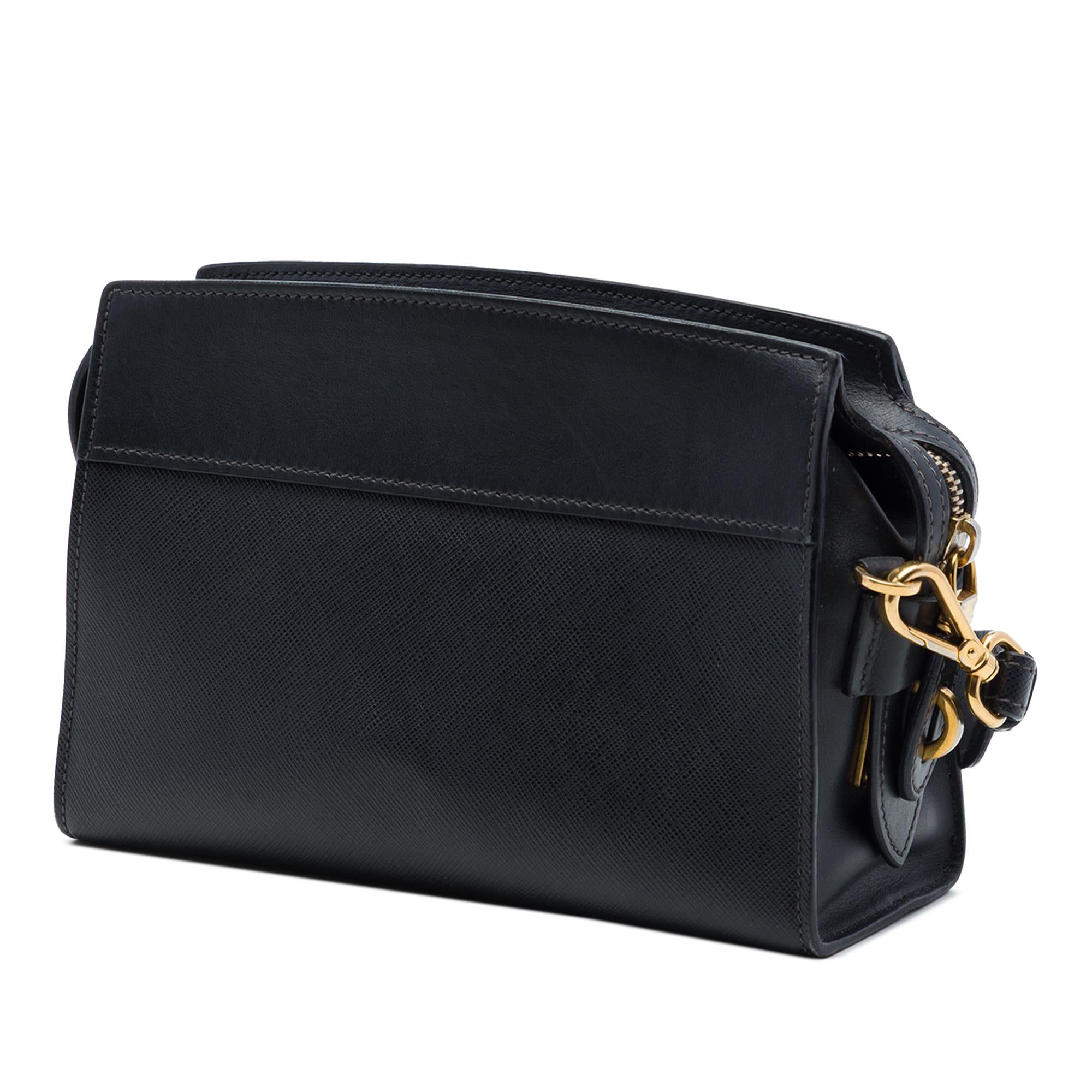 Prada Saffiano and City Calf Esplanade Crossbody