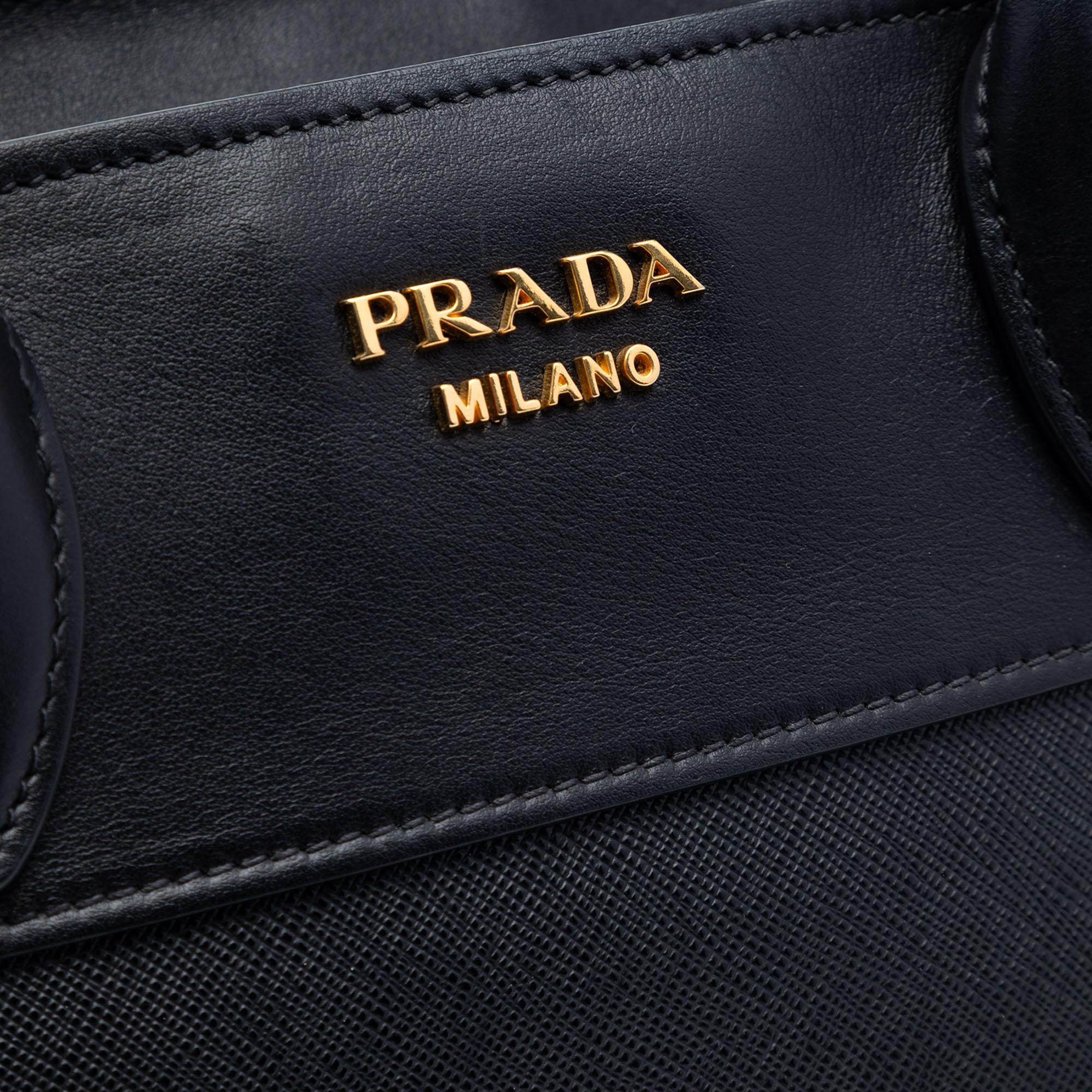 Prada Saffiano and City Calf Esplanade Satchel