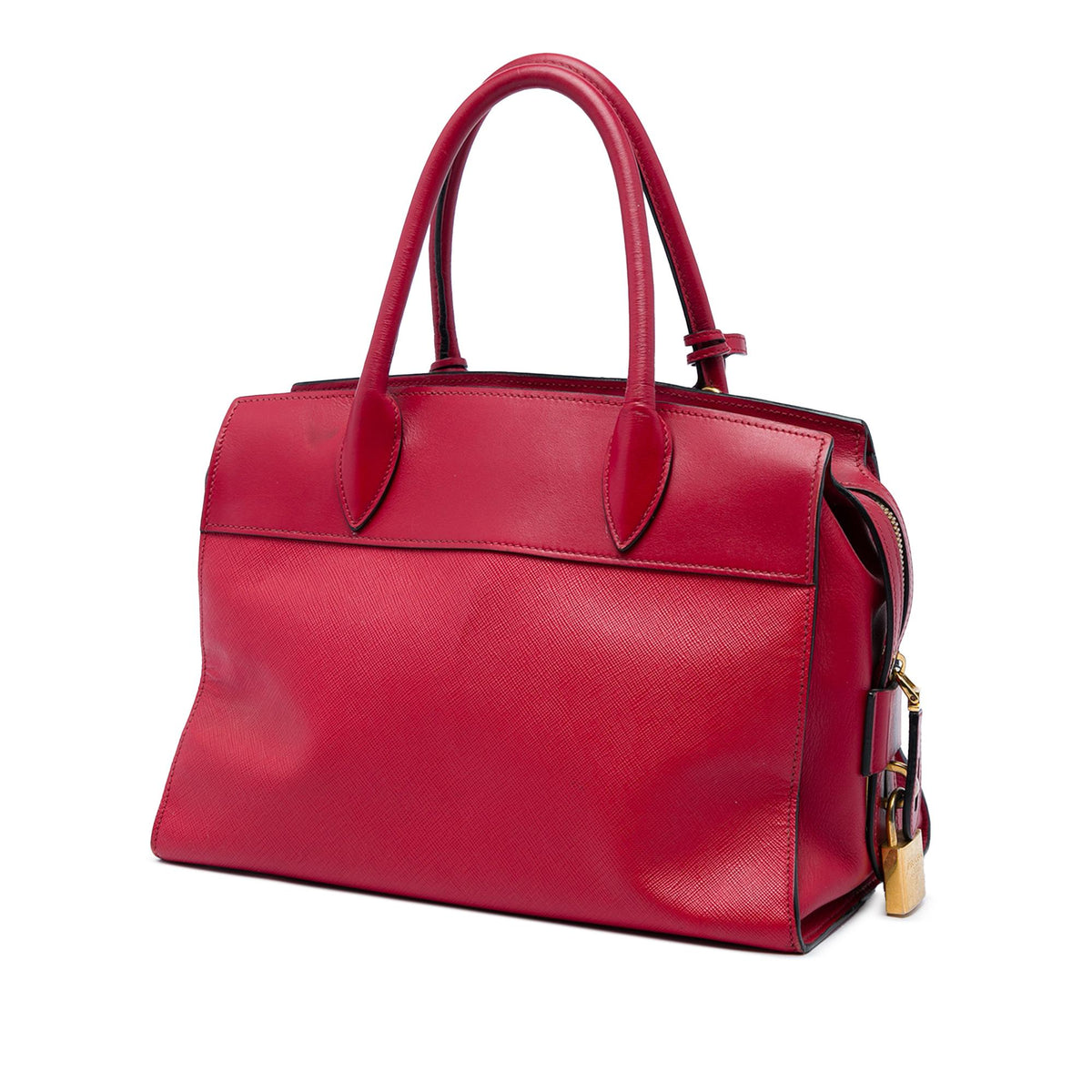 Prada Saffiano and City Calf Esplanade Satchel