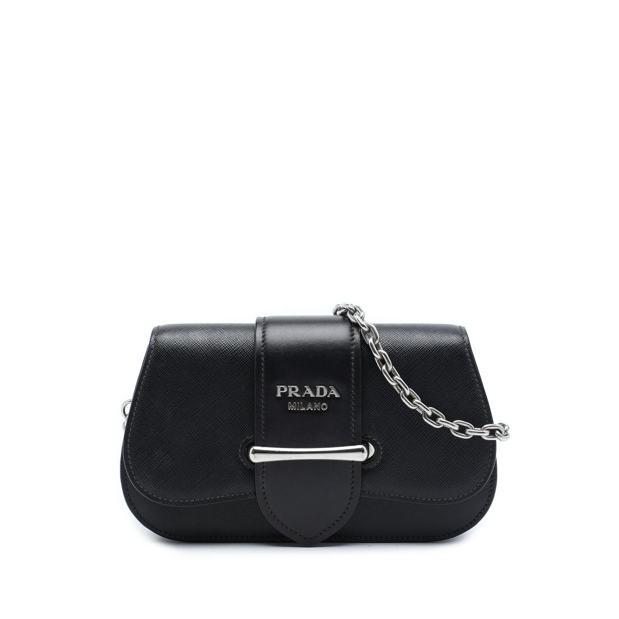 Prada Saffiano and City Calf Sidonie Crossbody