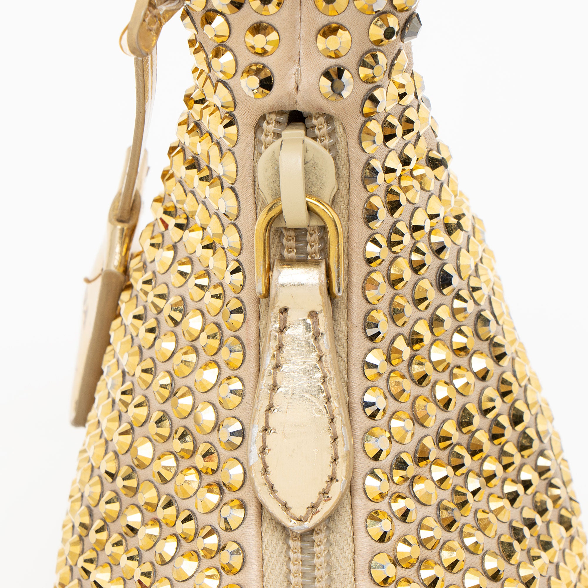 Prada Satin Crystal Re-Edition 2000 Mini Bag