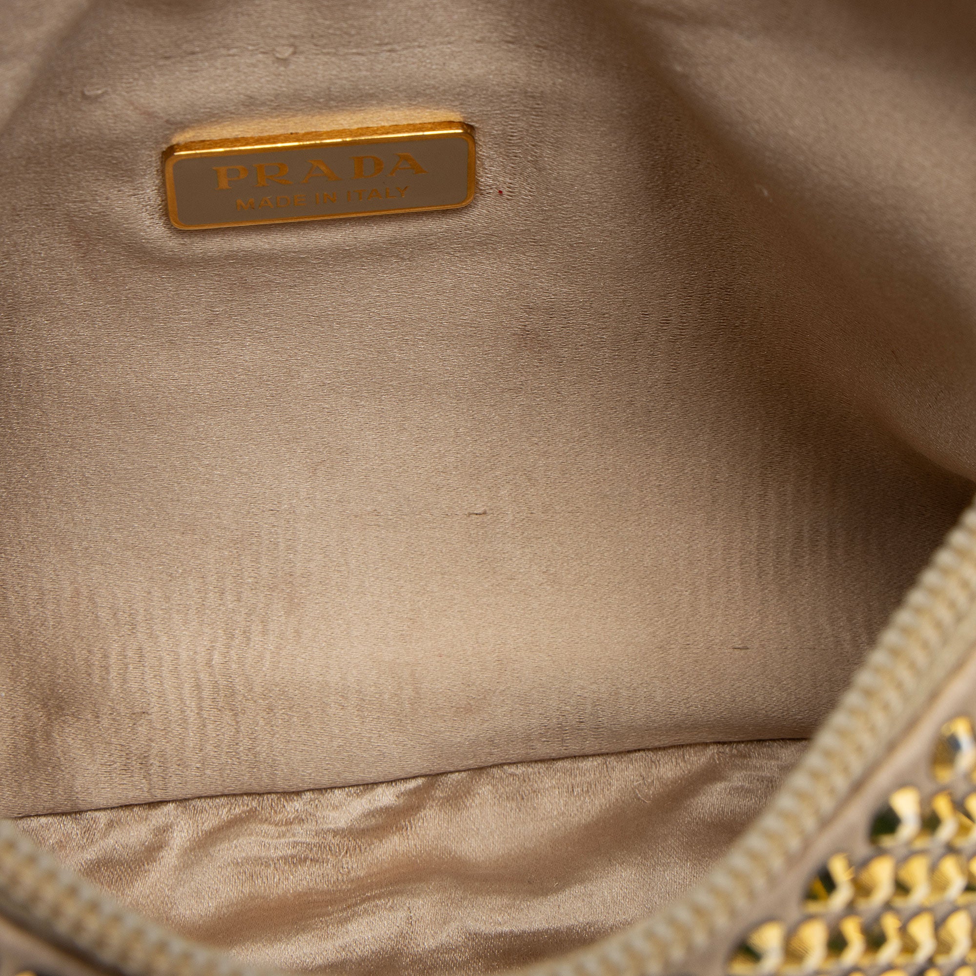 Prada Satin Crystal Re-Edition 2000 Mini Bag