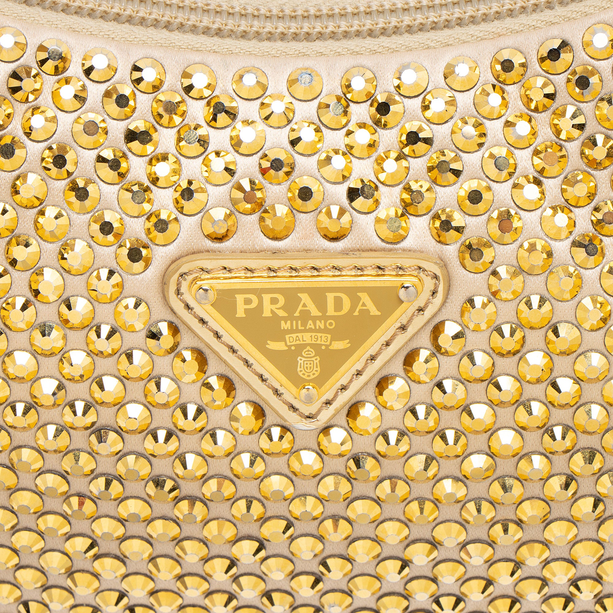 Prada Satin Crystal Re-Edition 2000 Mini Bag