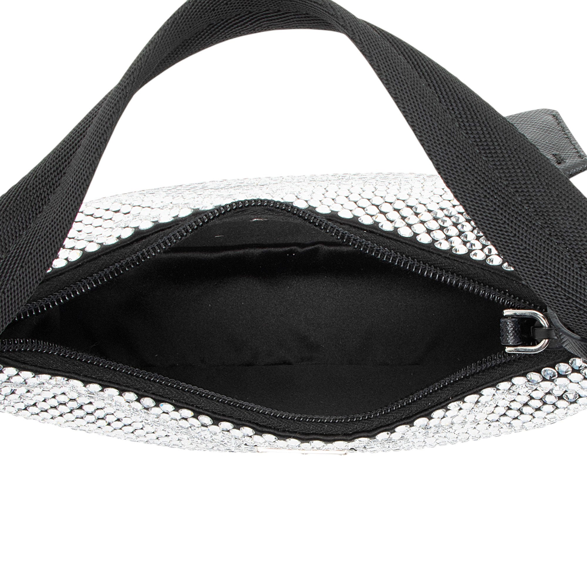 Prada Satin Crystal Re-Edition 2000 Mini Bag