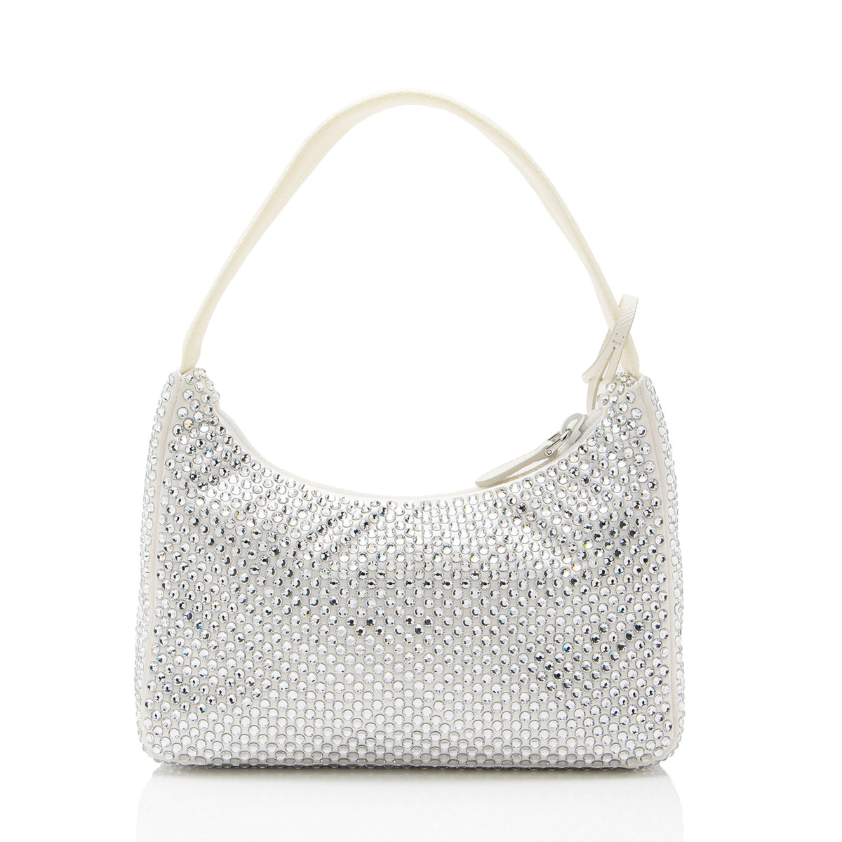 Prada Satin Crystal Re-Edition 2000 Mini Bag