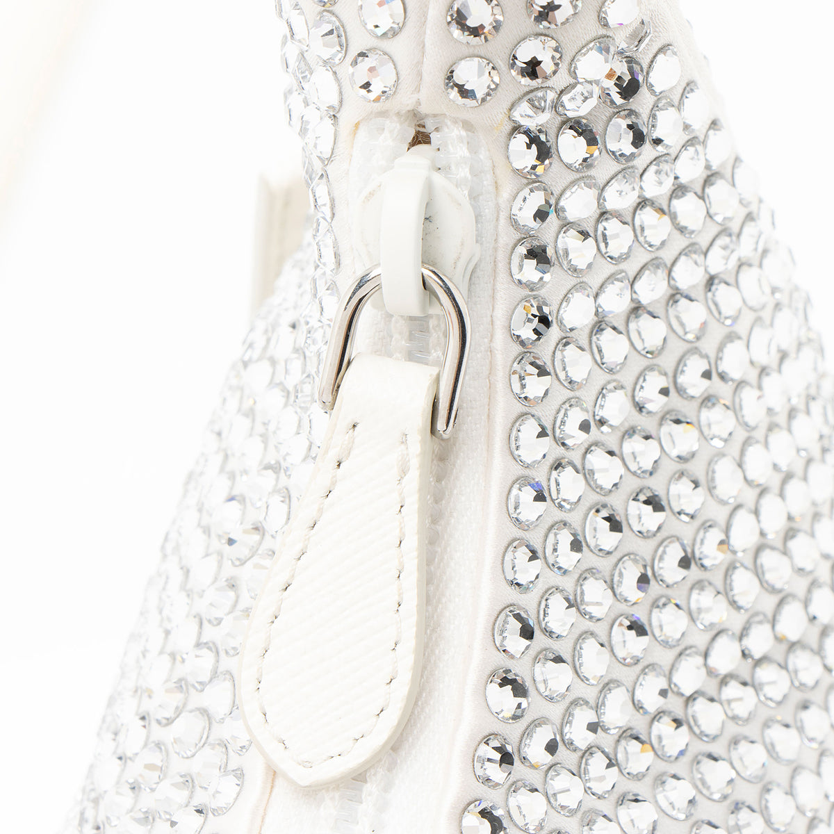 Prada Satin Crystal Re-Edition 2000 Mini Bag