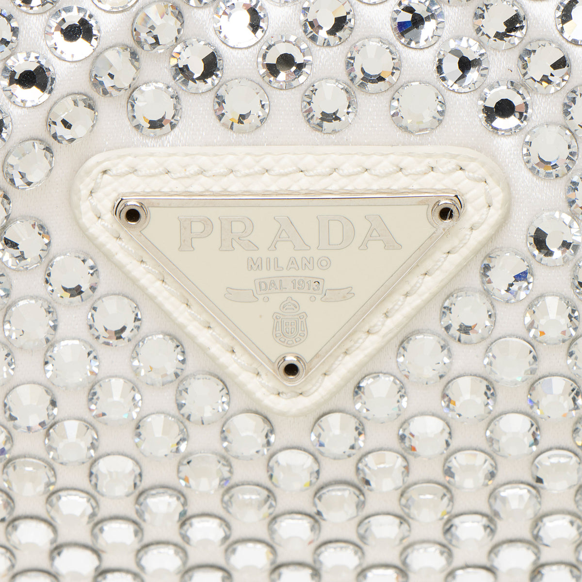 Prada Satin Crystal Re-Edition 2000 Mini Bag