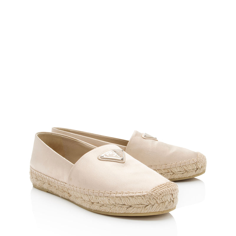 Prada Satin Espadrilles - Size 6 / 36 (SHF-xesuH7)