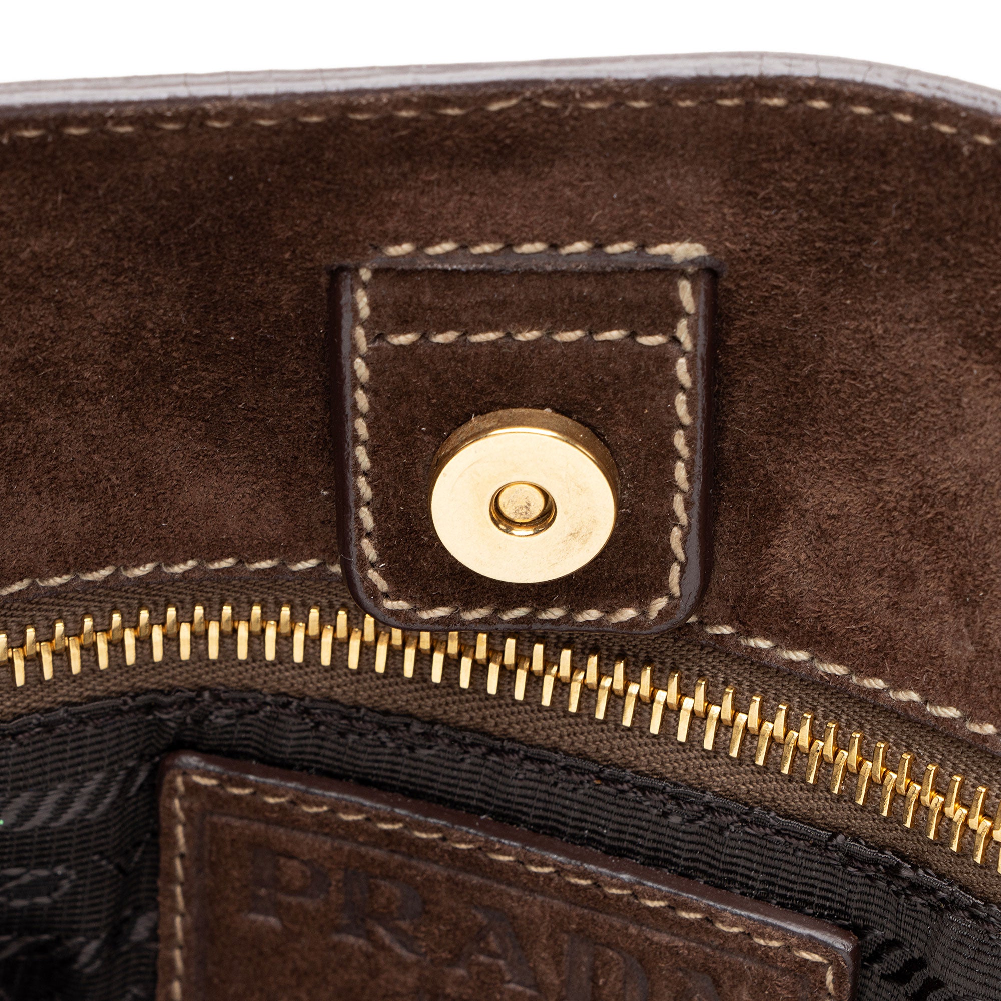 Prada Scamosciato Suede Convertible Satchel