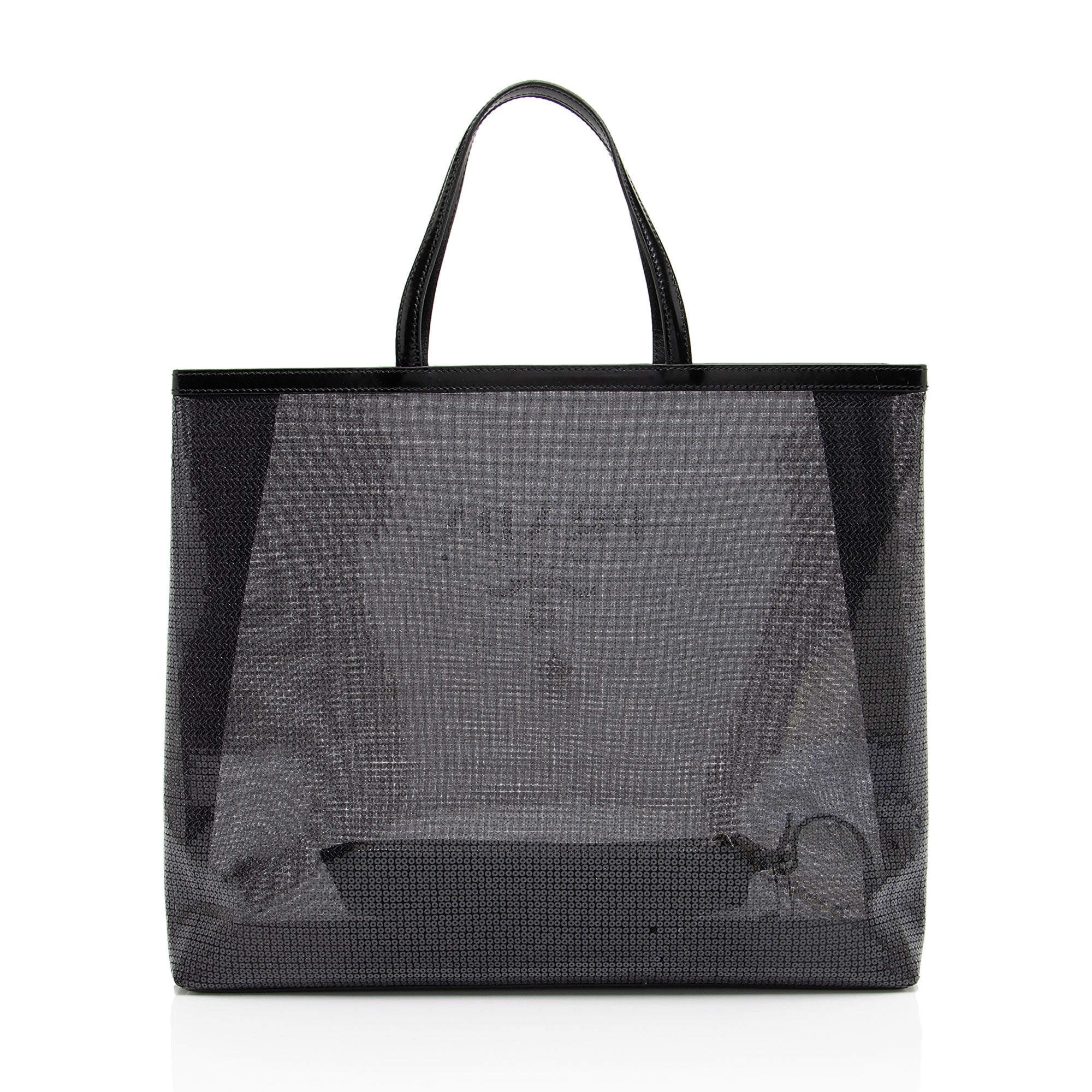 バッグ PRADA 90s vintage mesh net tote bag PRADA Mesh Tote Bag Shoulder Bag Raffia black | eBay