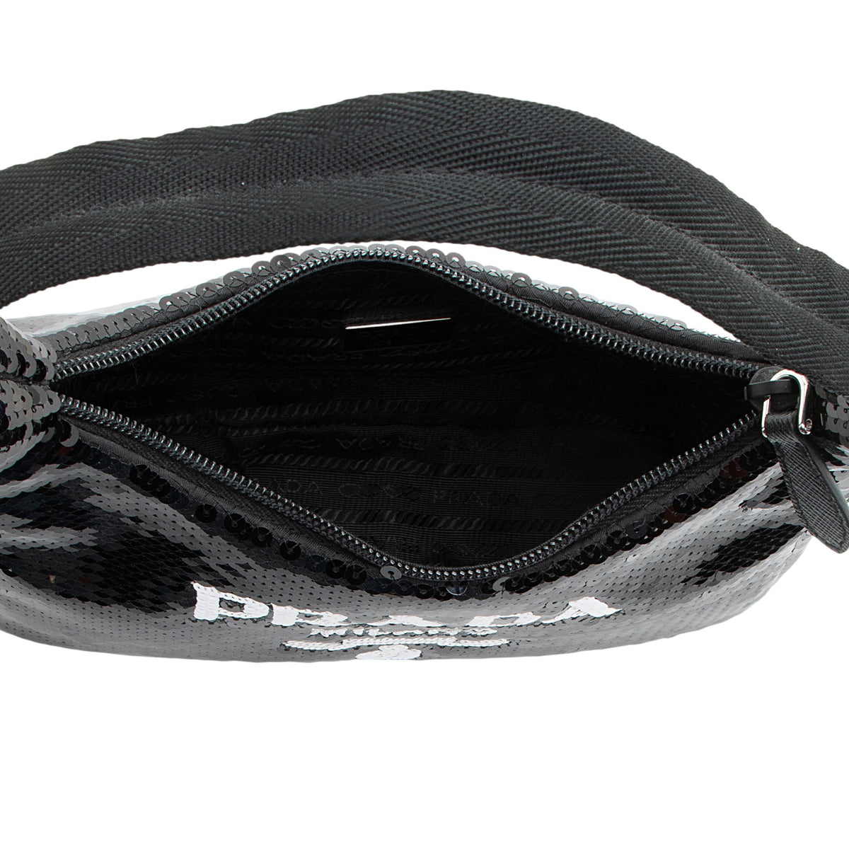 Prada Sequin Nylon Mini Re-Edition 2000 Hobo