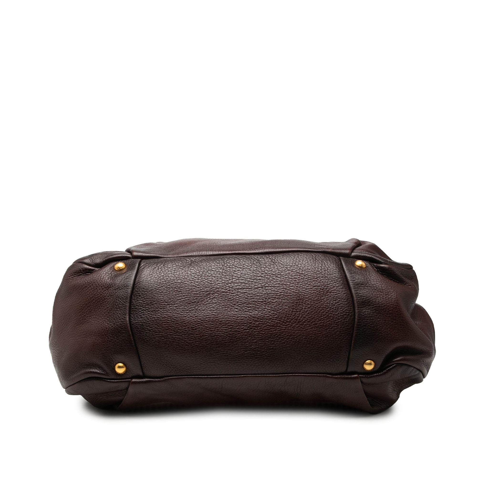 Prada Sfumato Cervo Antik Shopping Tote
