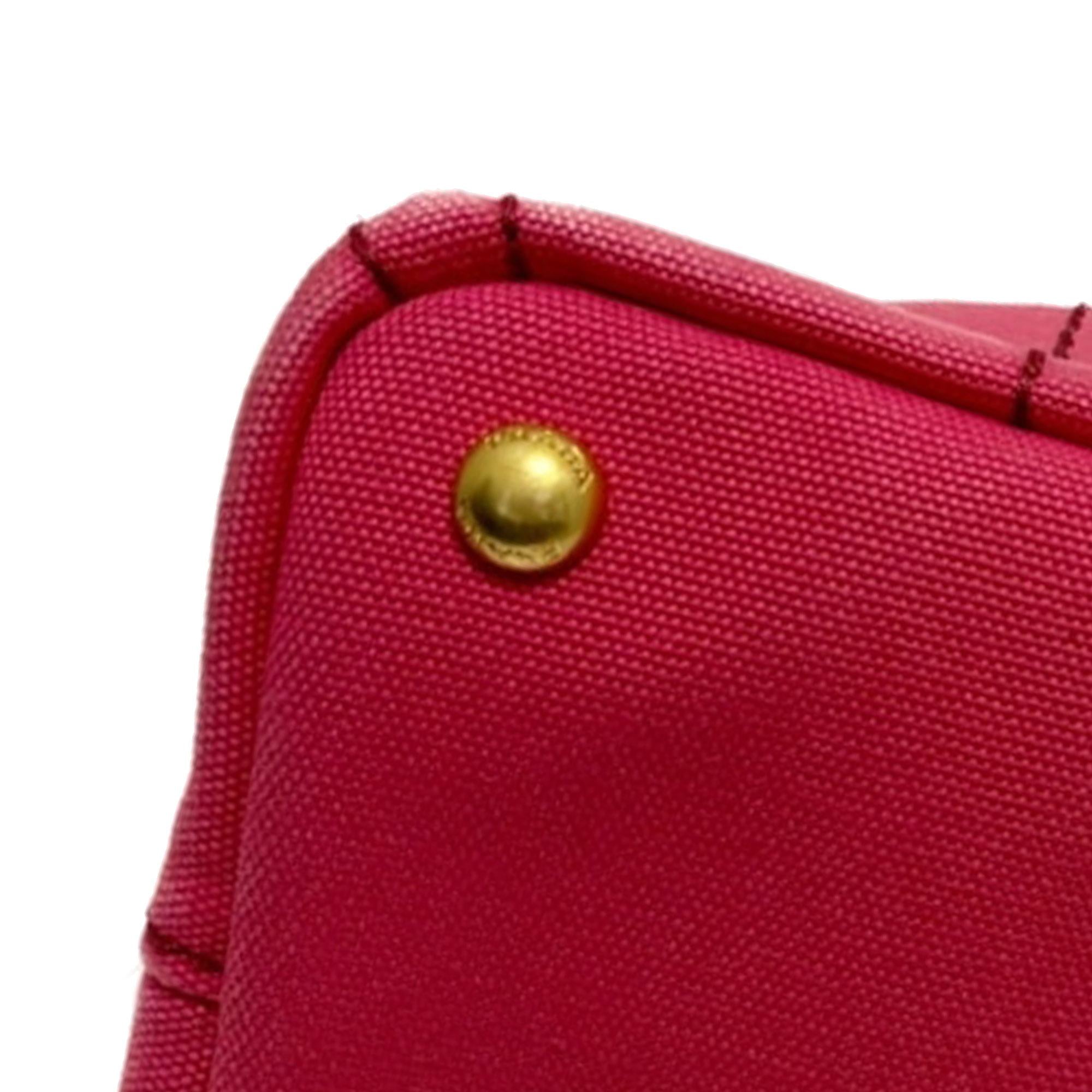 Prada Small Canapa Logo Satchel (SHG-O5SOp1)