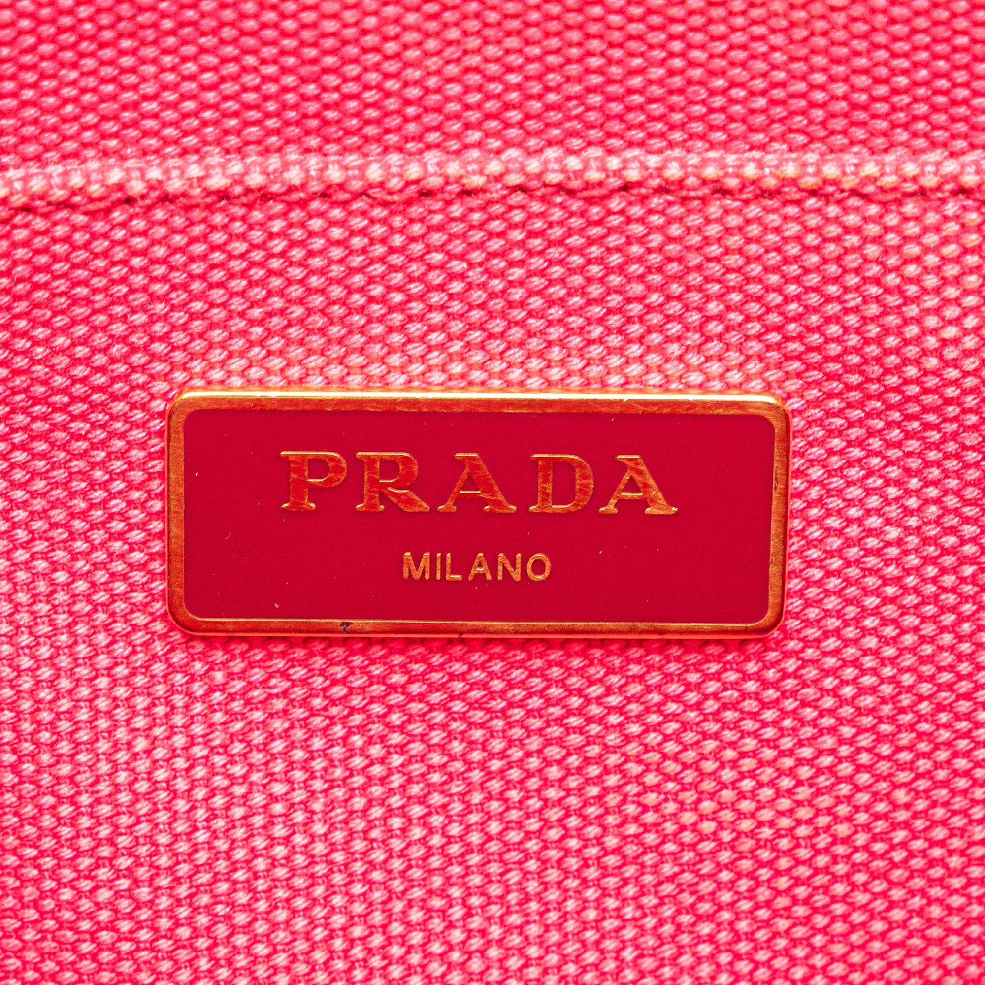 Prada Small Canapa Logo Satchel (SHG-DguyWj)
