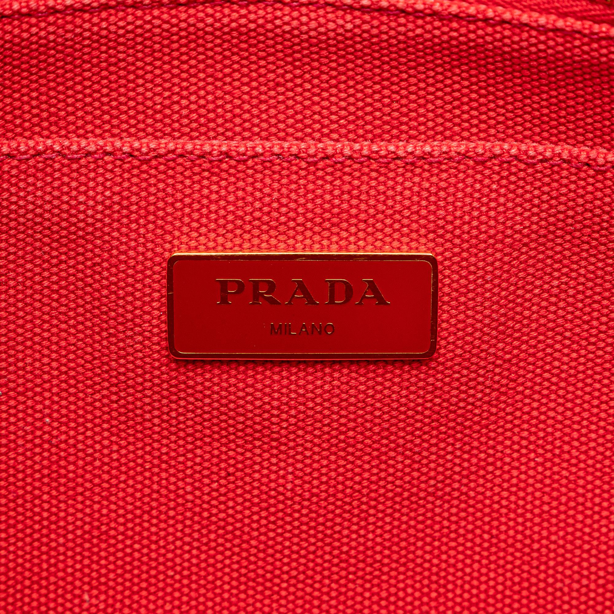 Prada Small Canapa Logo Satchel