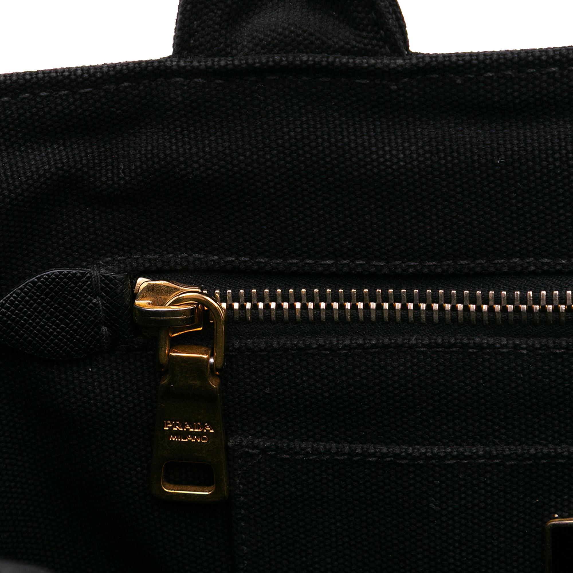 Prada Small Canvas Canapa Bijoux Satchel