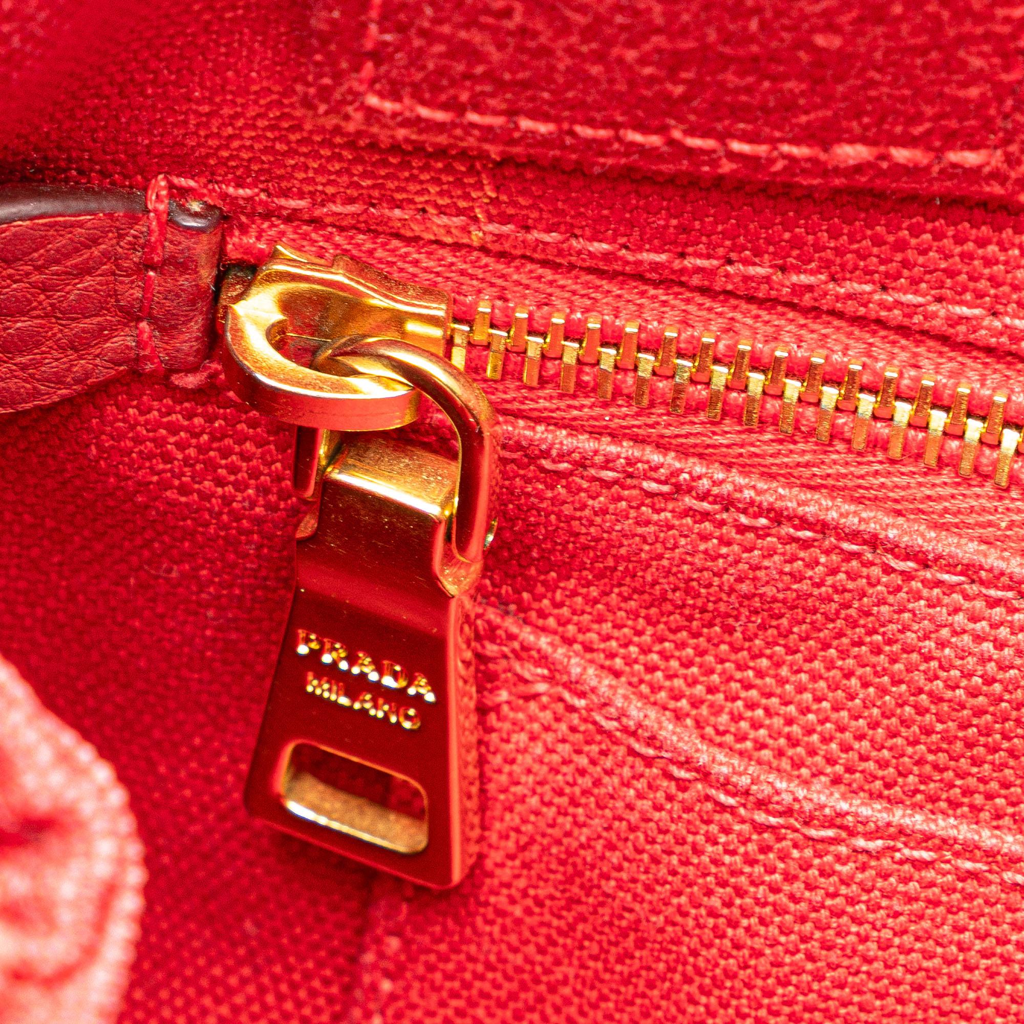 Prada Small Canvas Canapa Logo Satchel