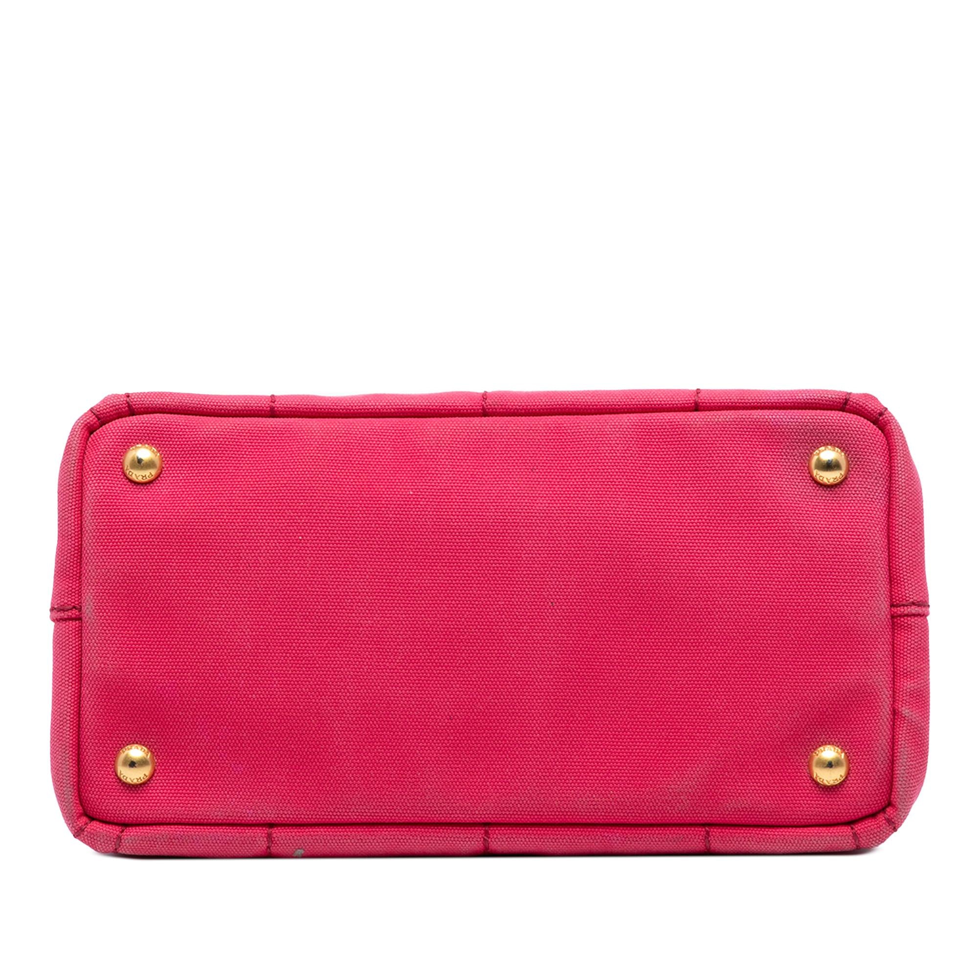 Prada Small Canvas Canapa Logo Satchel