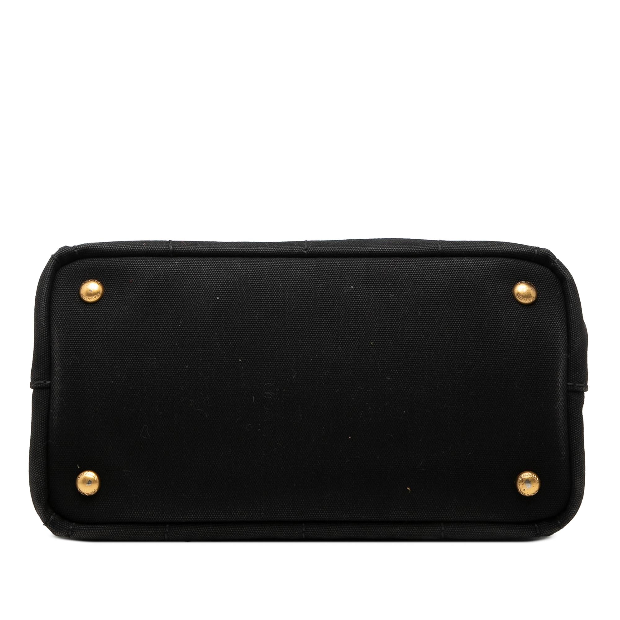 Prada Small Canvas Canapa Logo Satchel