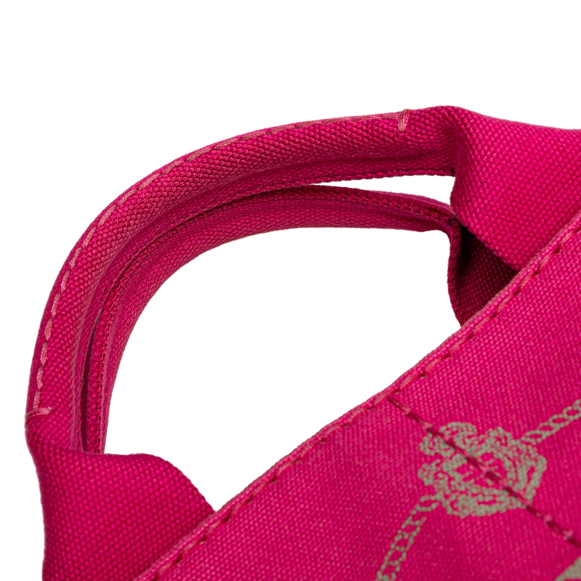 Prada Small Canvas Canapa Logo Tote