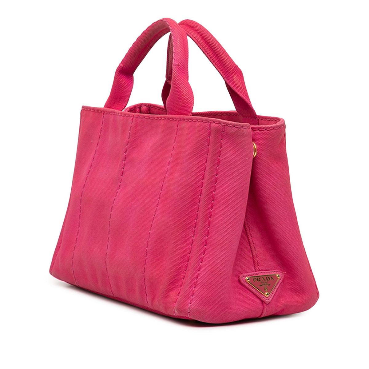 Prada Small Canvas Canapa Logo Tote