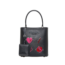 Prada Small Embellished Panier Bucket Bag (SHG-iymTek)