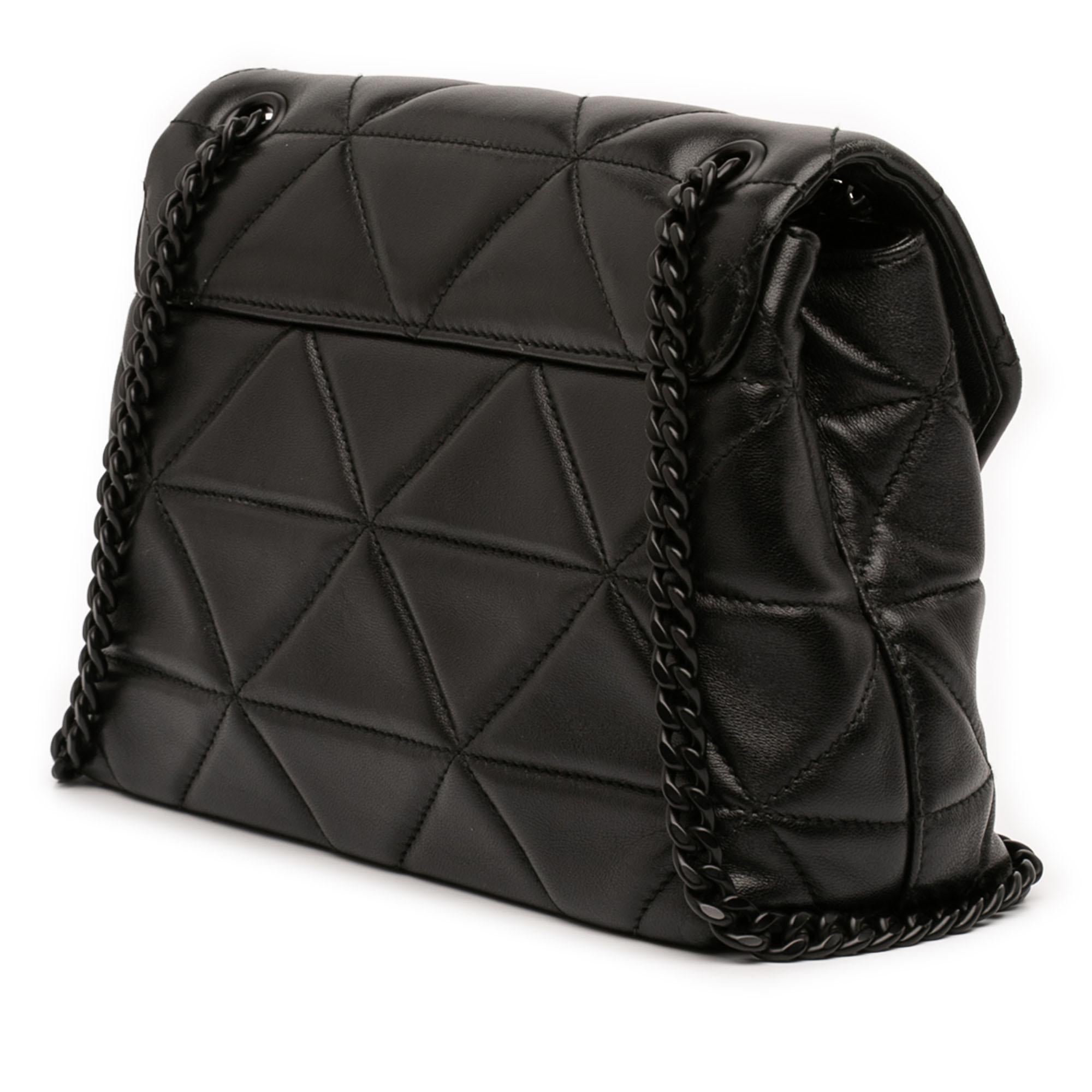 Prada Small Nappa Triangle Stitched Spectrum Flap