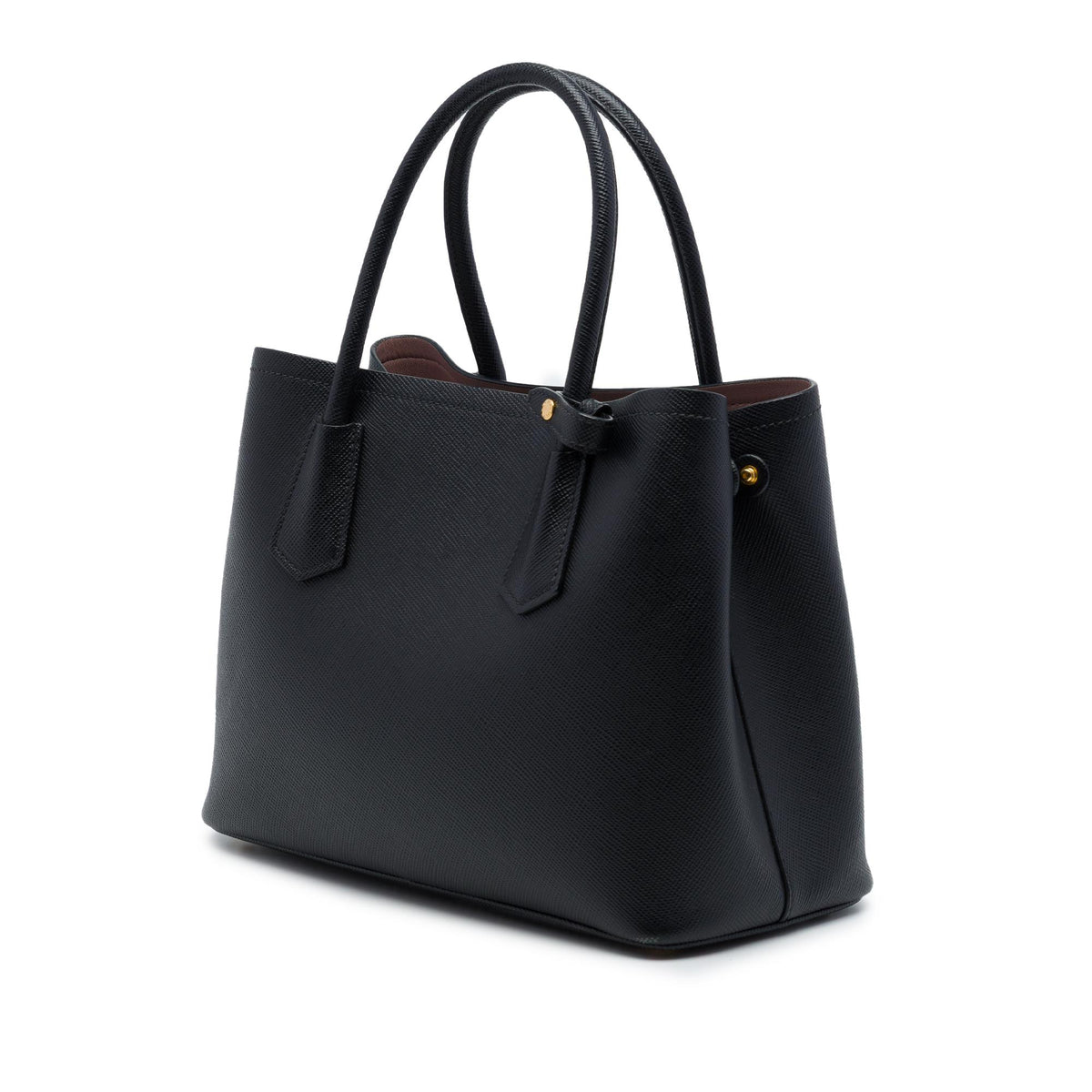 Prada Small Saffiano Cuir Double Satchel