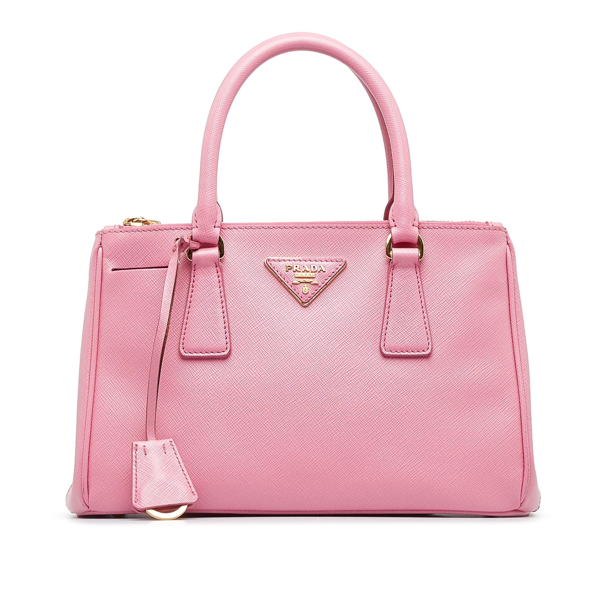 Prada Small Saffiano Galleria Double Zip (SHG-AxIVma)