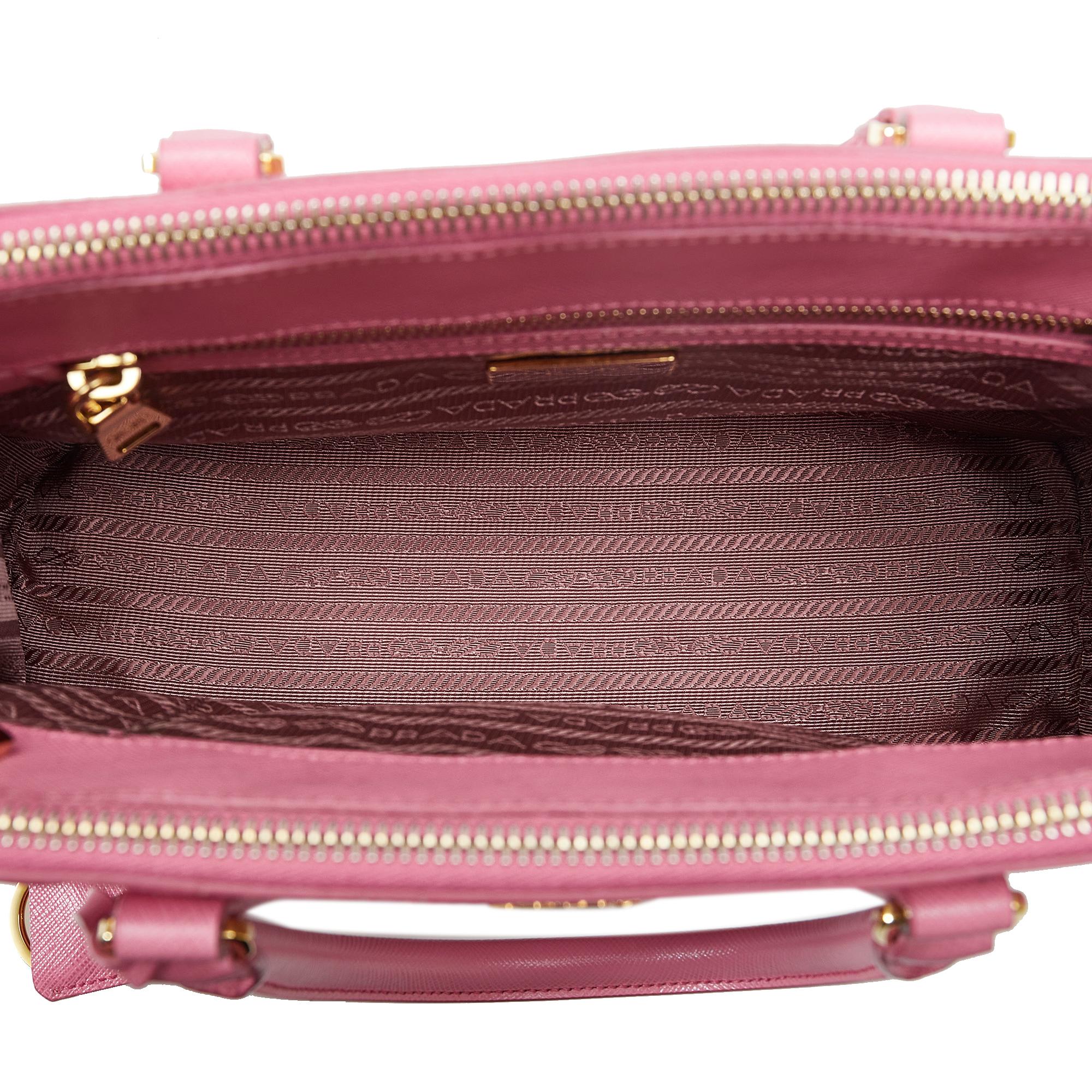 Prada Small Saffiano Galleria Double Zip (SHG-AxIVma)