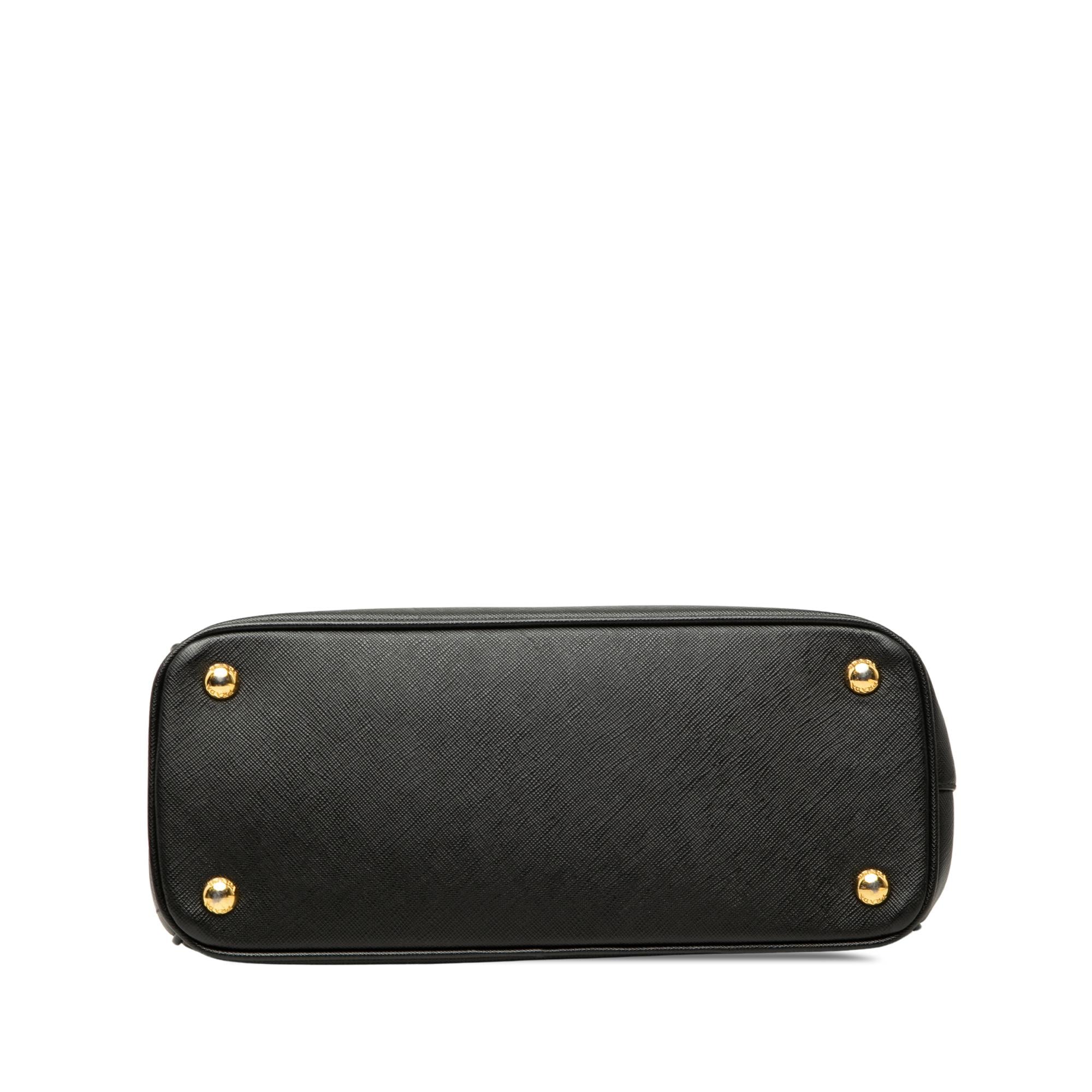 Prada Small Saffiano Lux Galleria Double Zip Satchel