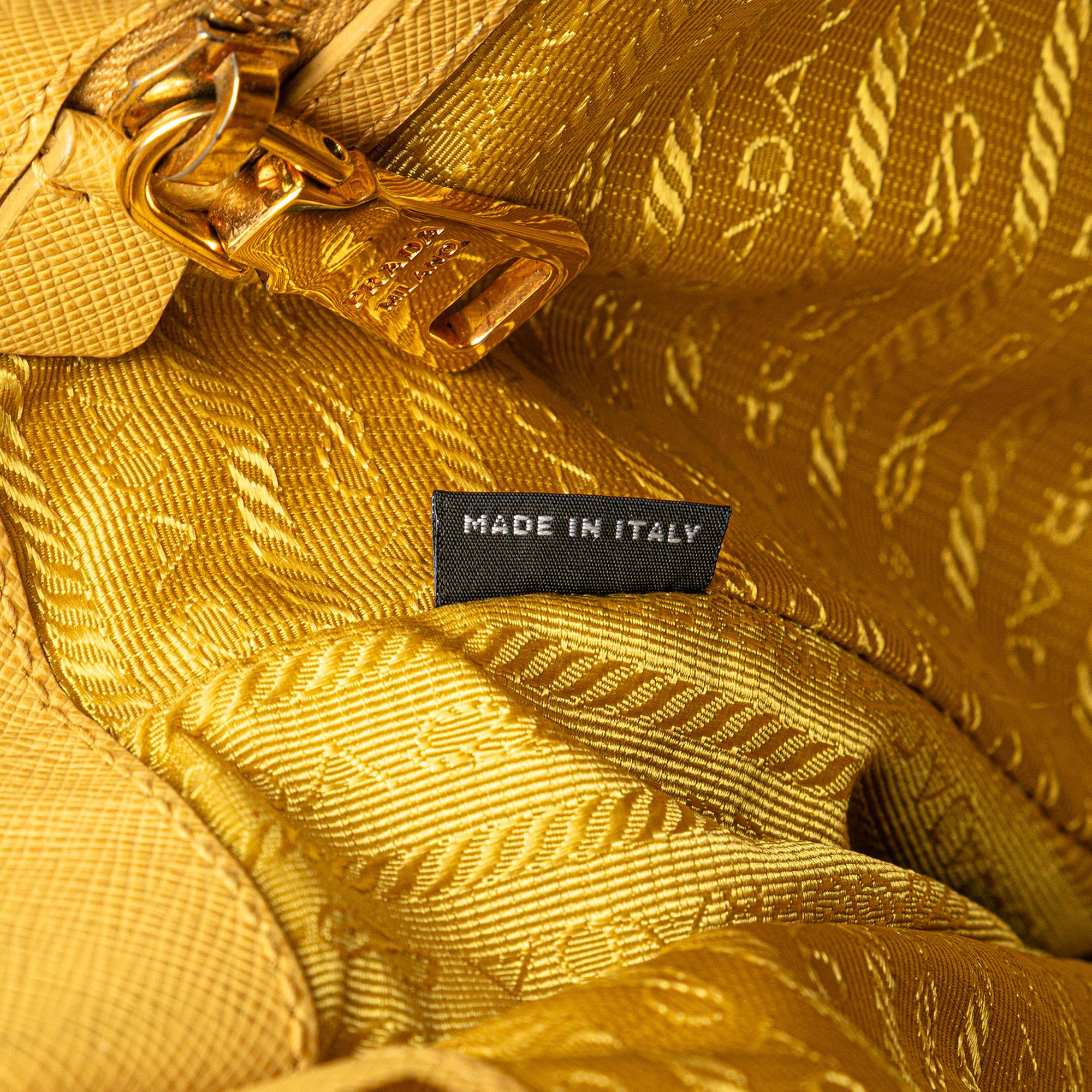 Prada Small Saffiano Lux Galleria Satchel