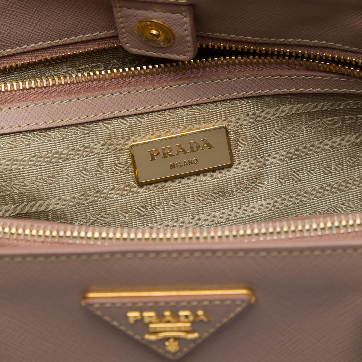 Prada Small Saffiano Lux Gardeners Tote